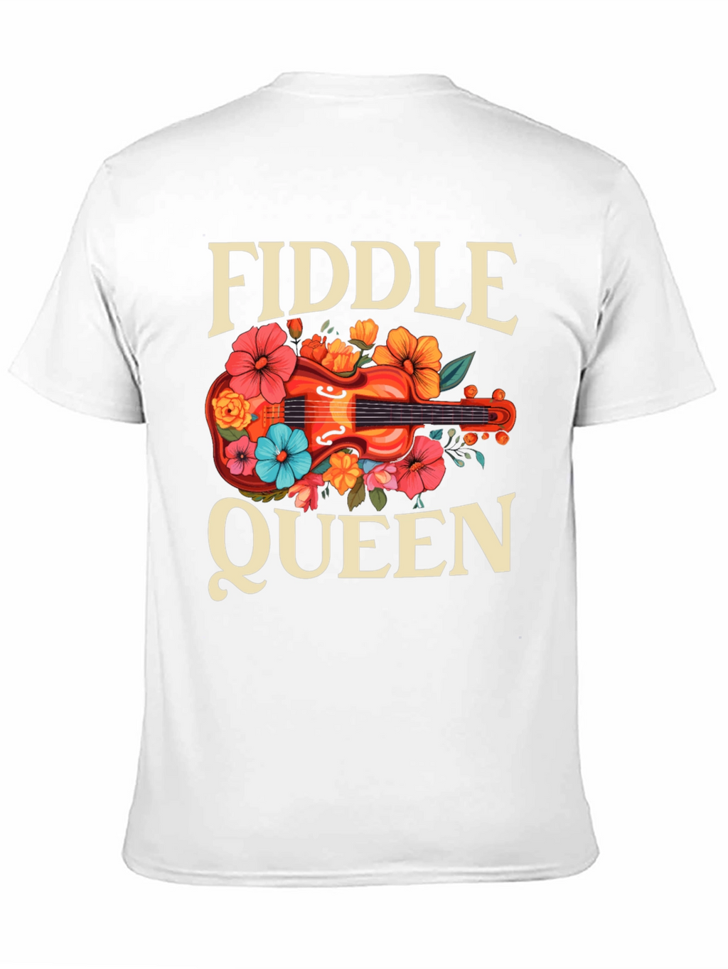 Fiddle Queen Floral T-Shirt