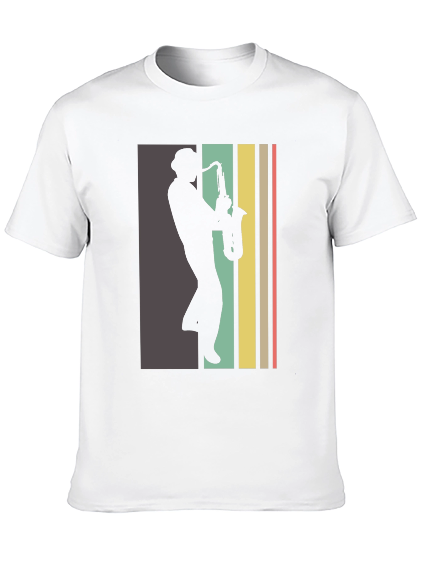 Retro Saxophone Player Graphic Tee