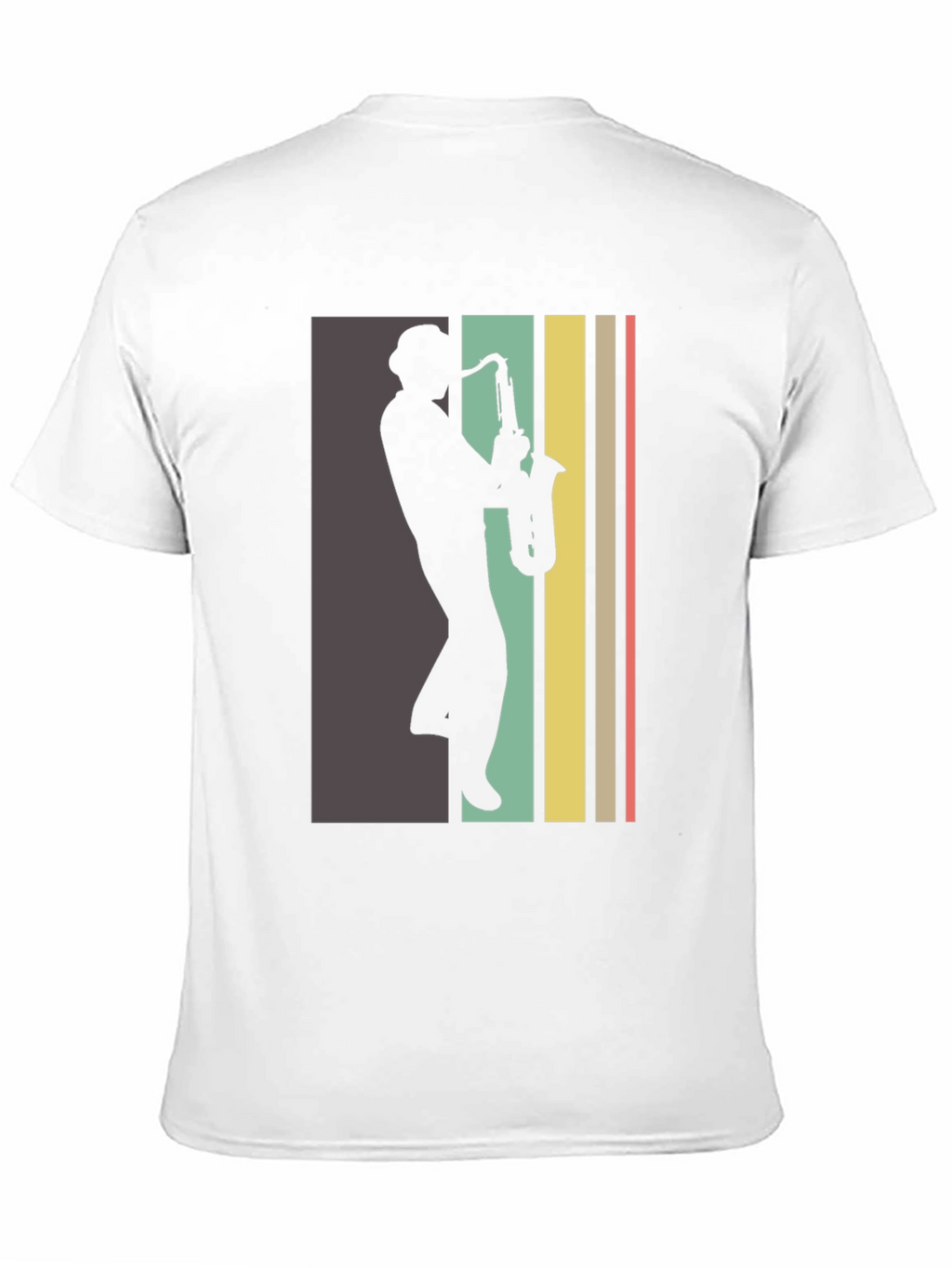 Retro Saxophone Player Graphic Tee