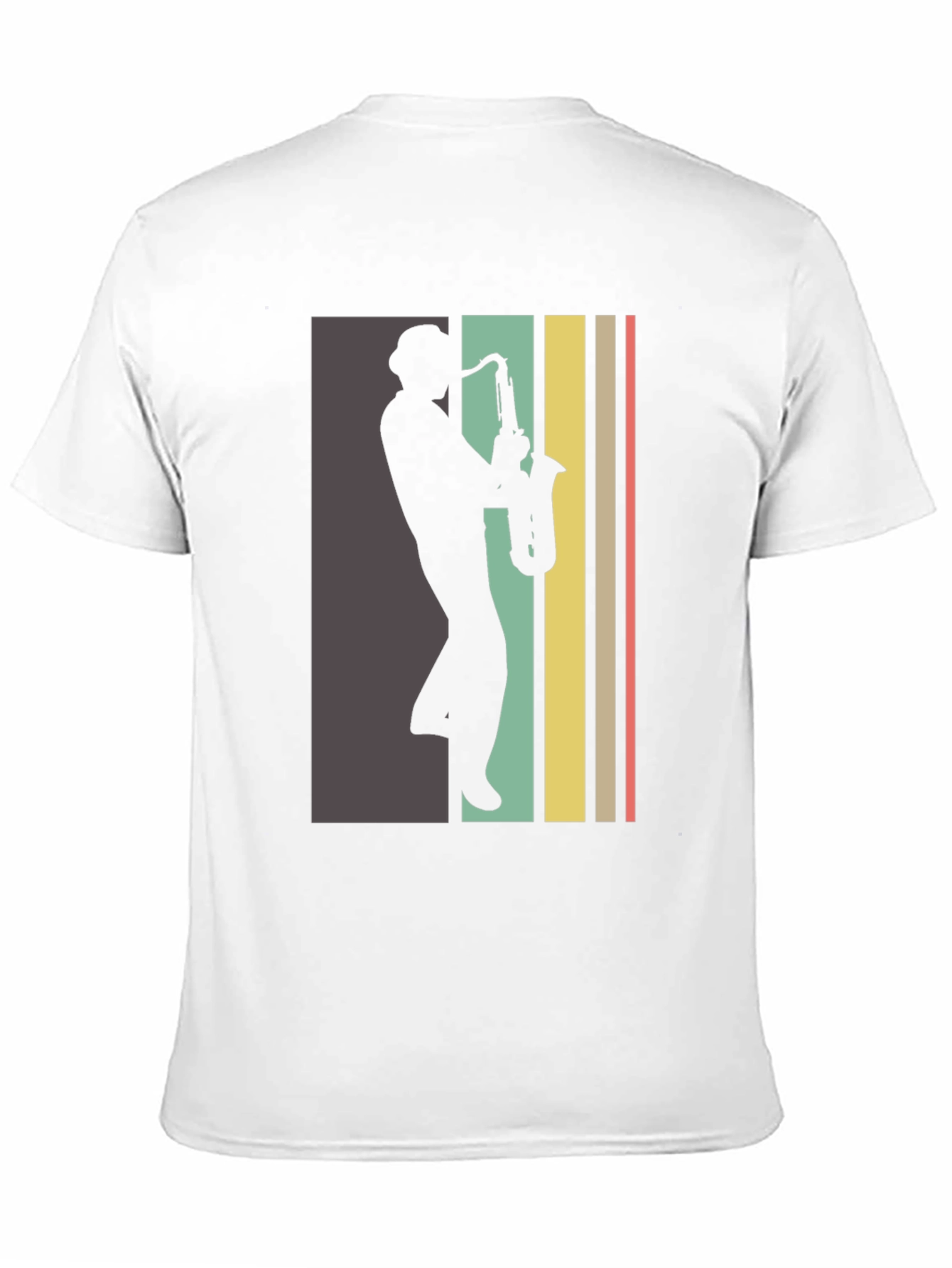 Retro Saxophone Player Graphic Tee