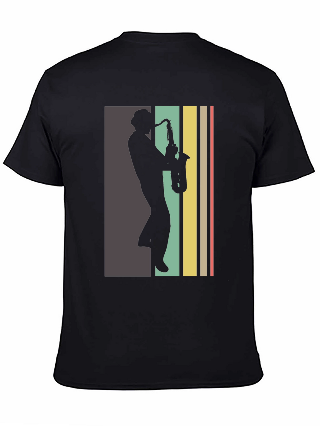 Retro Saxophone Player Graphic Tee