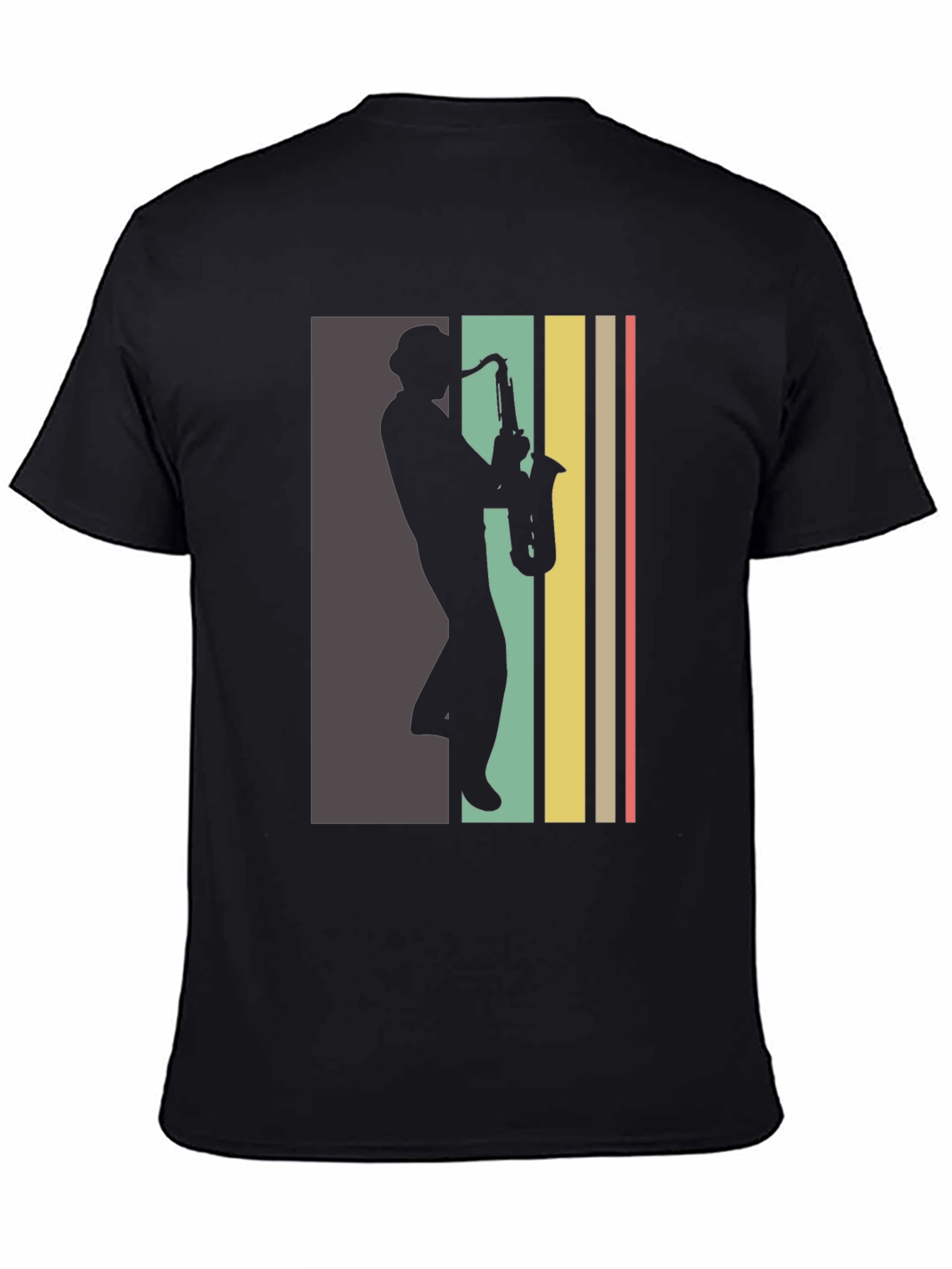 Retro Saxophone Player Graphic Tee