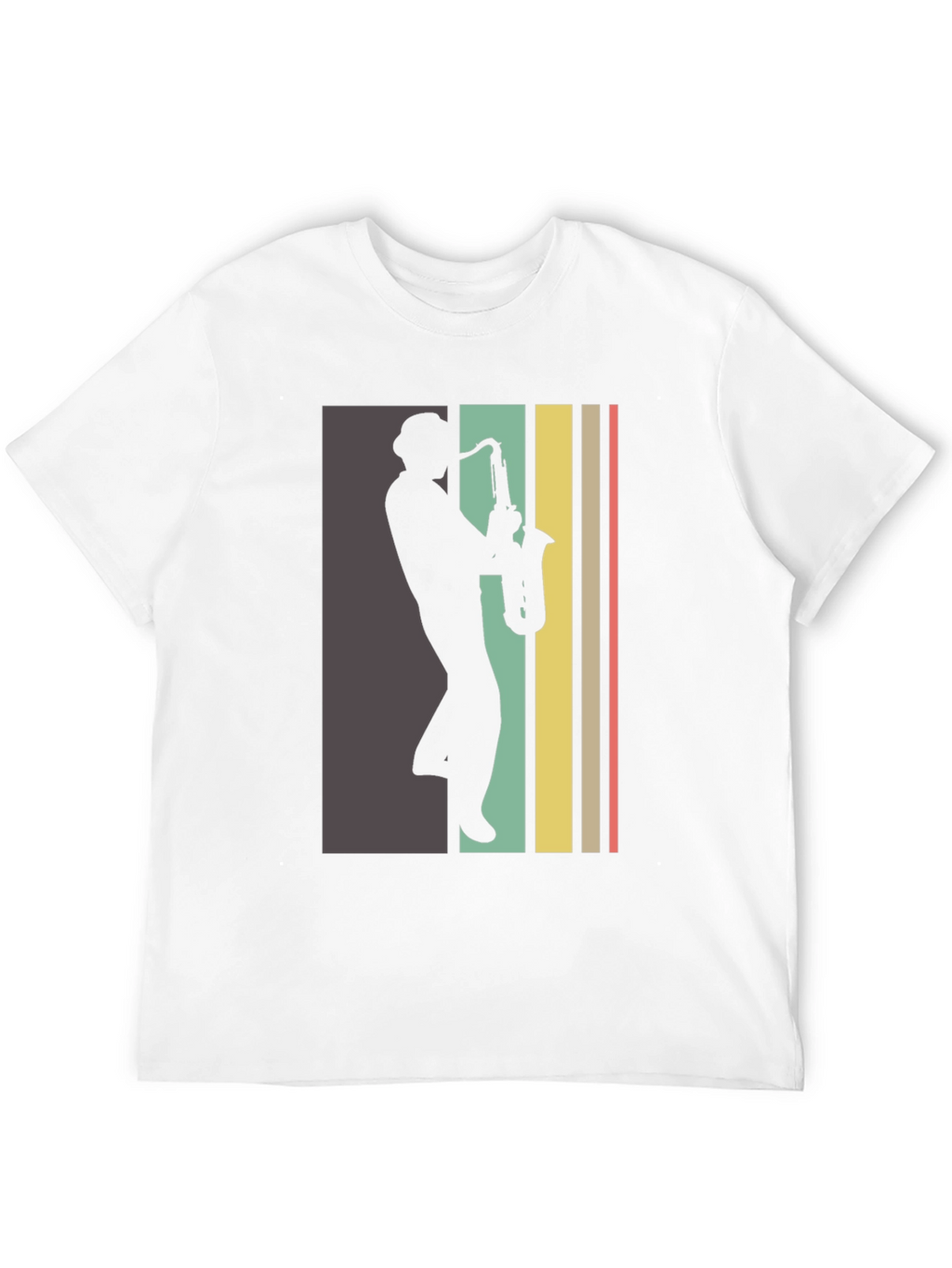 Retro Saxophone Player Graphic Tee