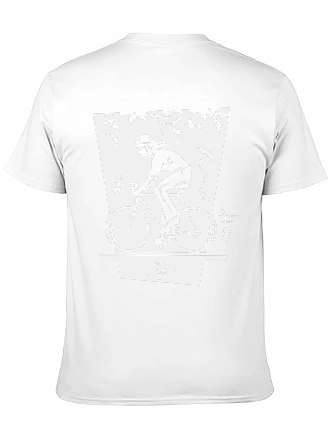 Cyclist Graphic Black T-Shirt - Urban Style