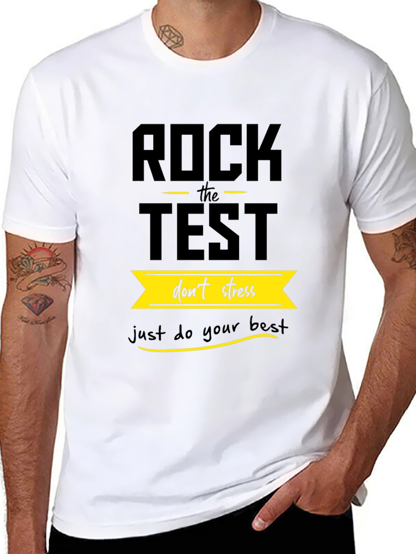 Rock the Test - Motivational T-Shirt