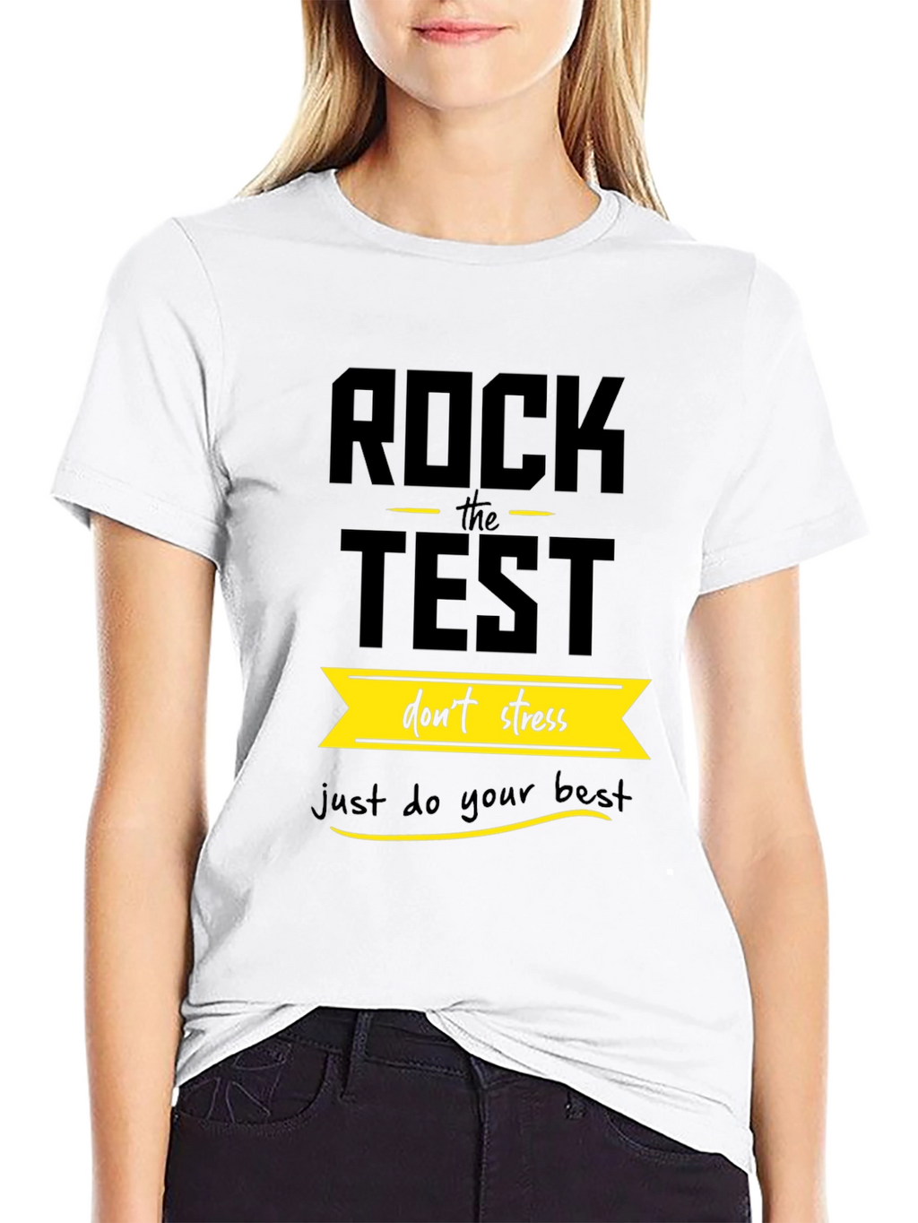 Rock the Test - Motivational T-Shirt