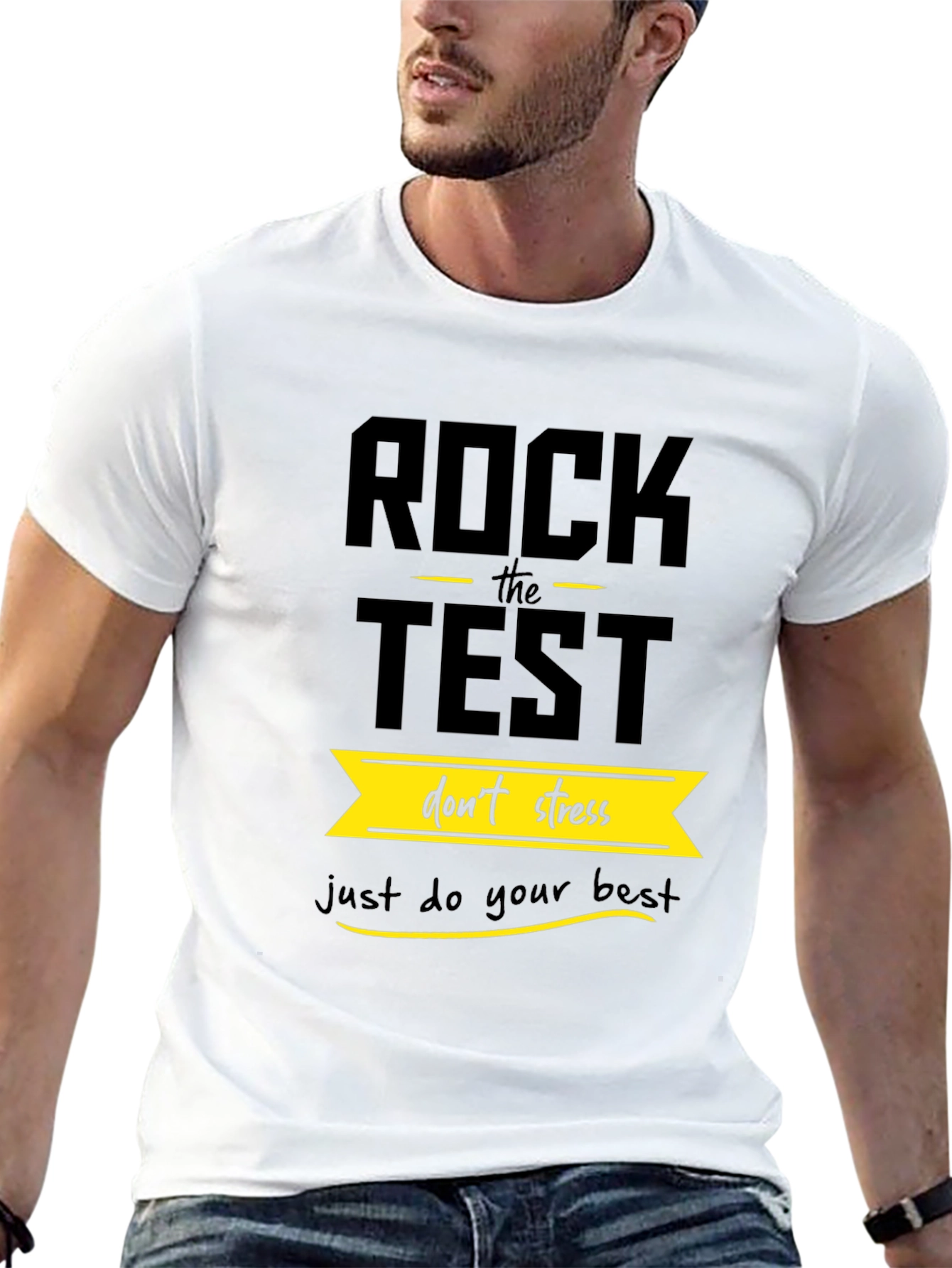 Rock the Test - Motivational T-Shirt