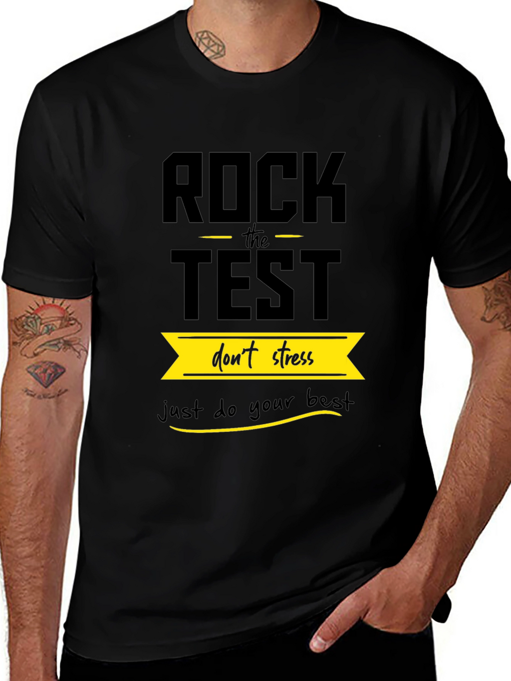 Rock the Test - Motivational T-Shirt