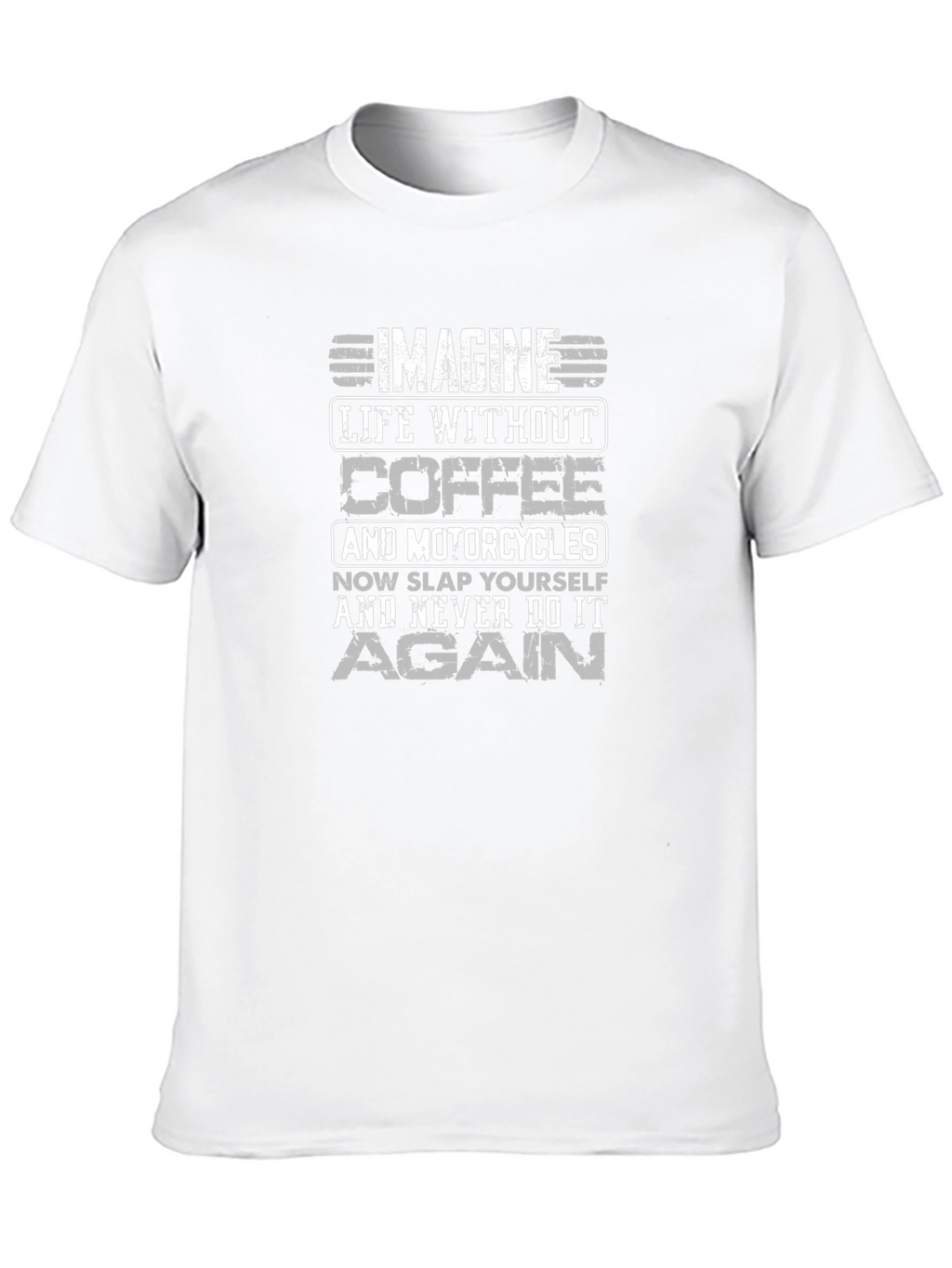 Coffee & Motorcycles Graphic T-Shirt - Black