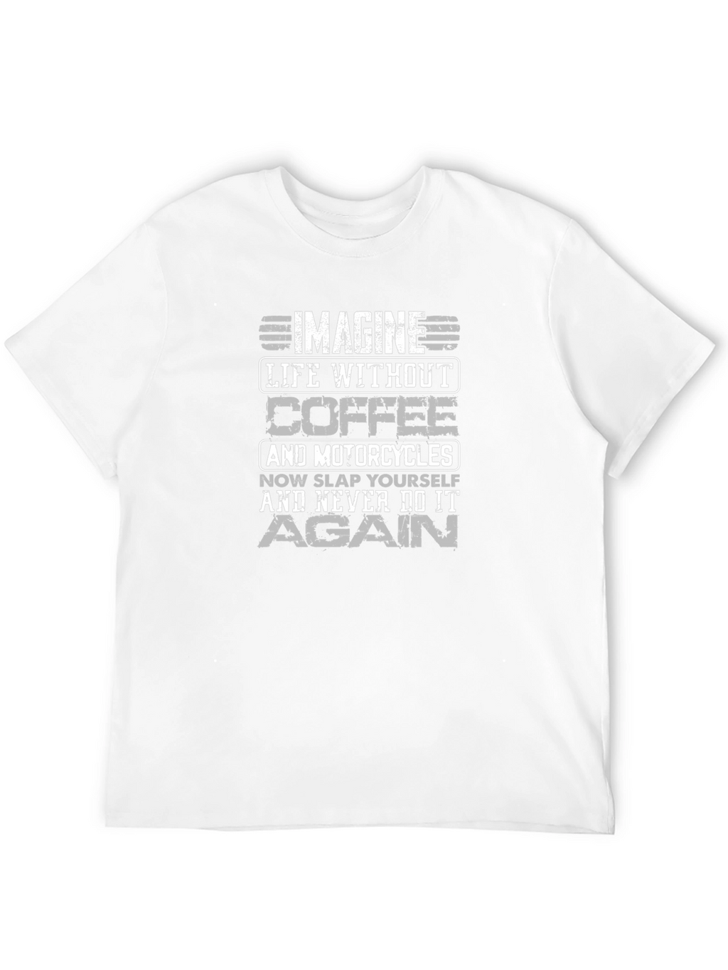 Coffee & Motorcycles Graphic T-Shirt - Black