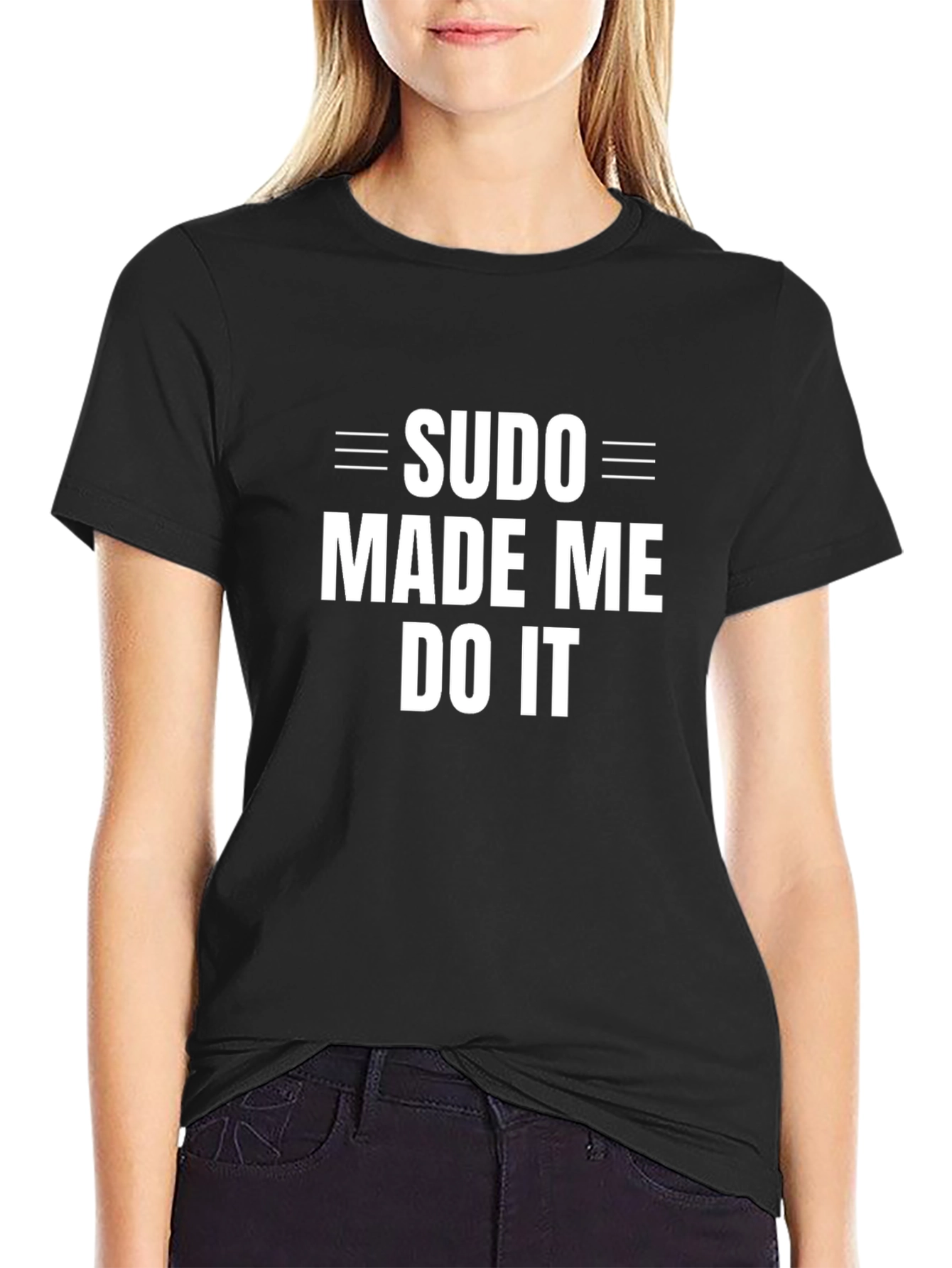 Sudo Made Me Do It Funny Programmer T-Shirt