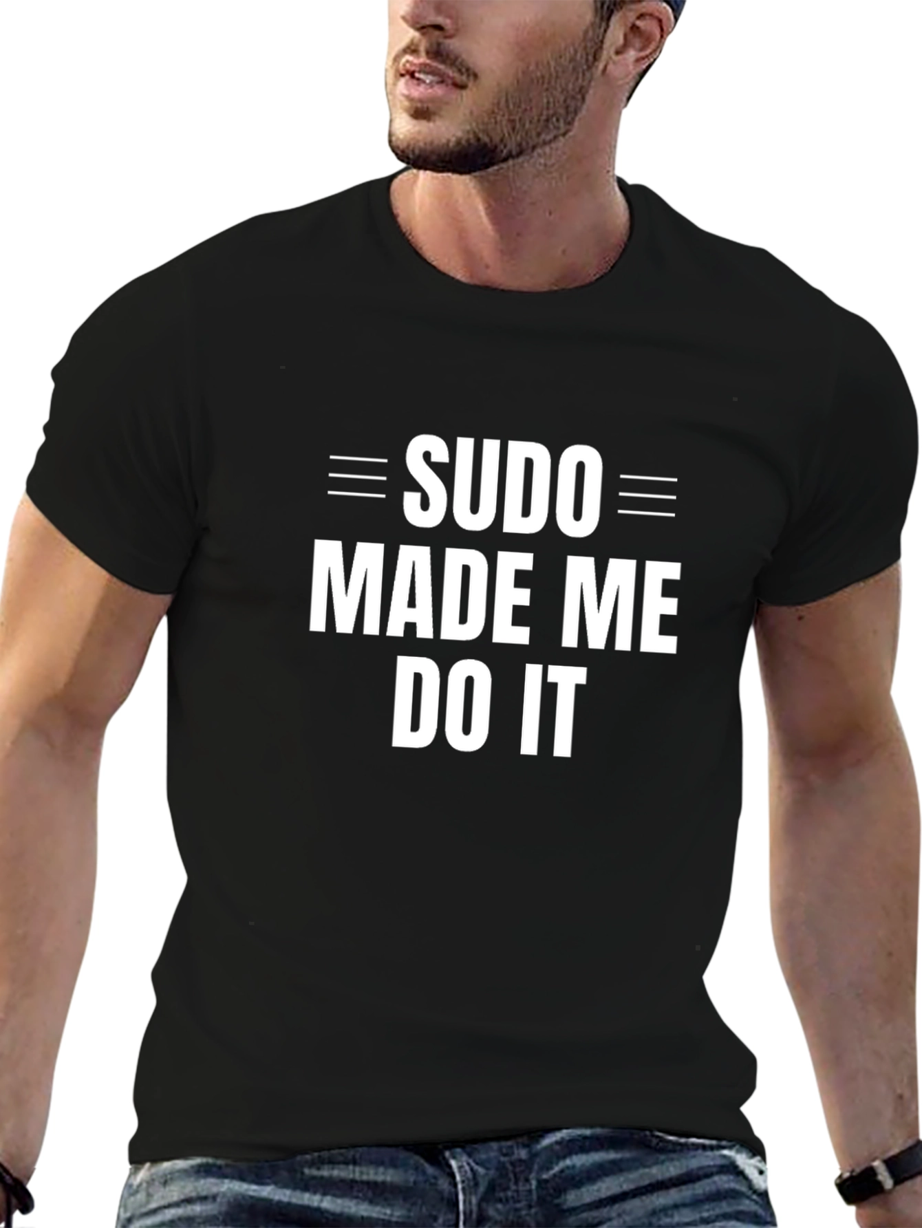 Sudo Made Me Do It Funny Programmer T-Shirt