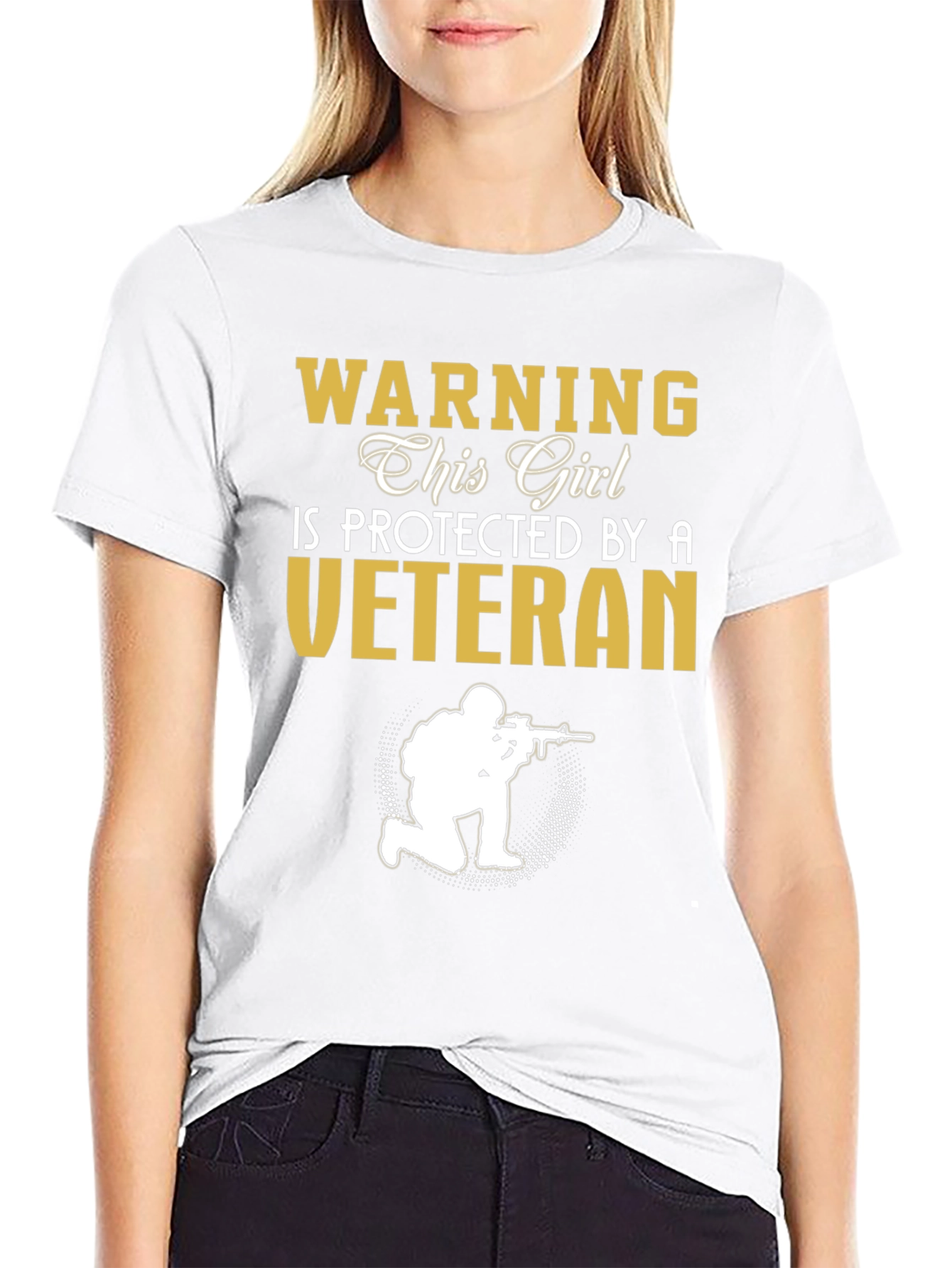 Protected by a Veteran Graphic Tee