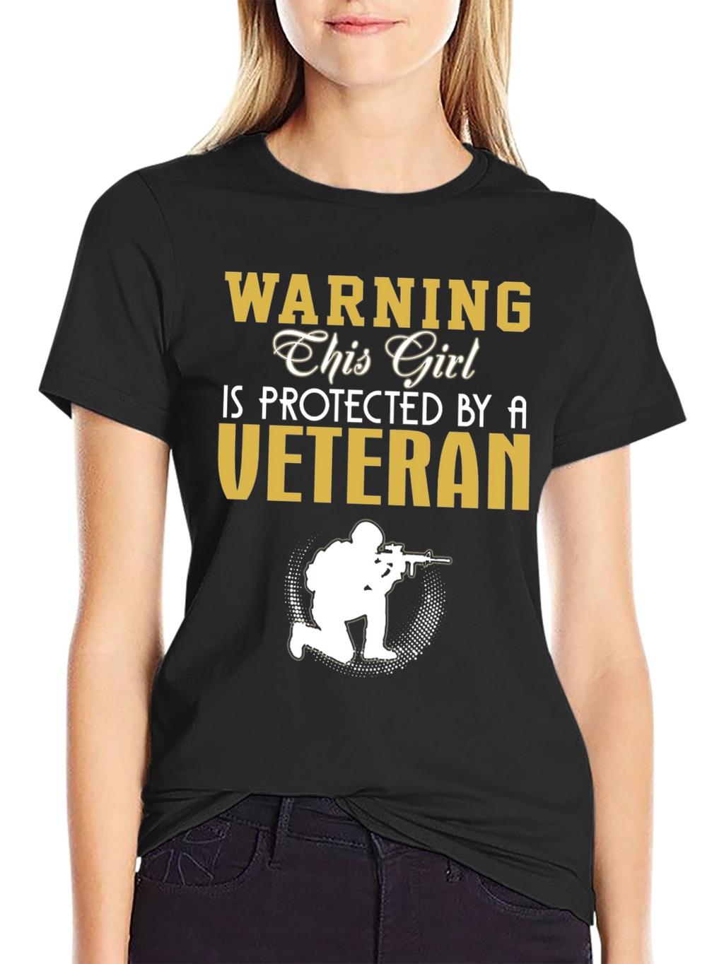 Protected by a Veteran Graphic Tee