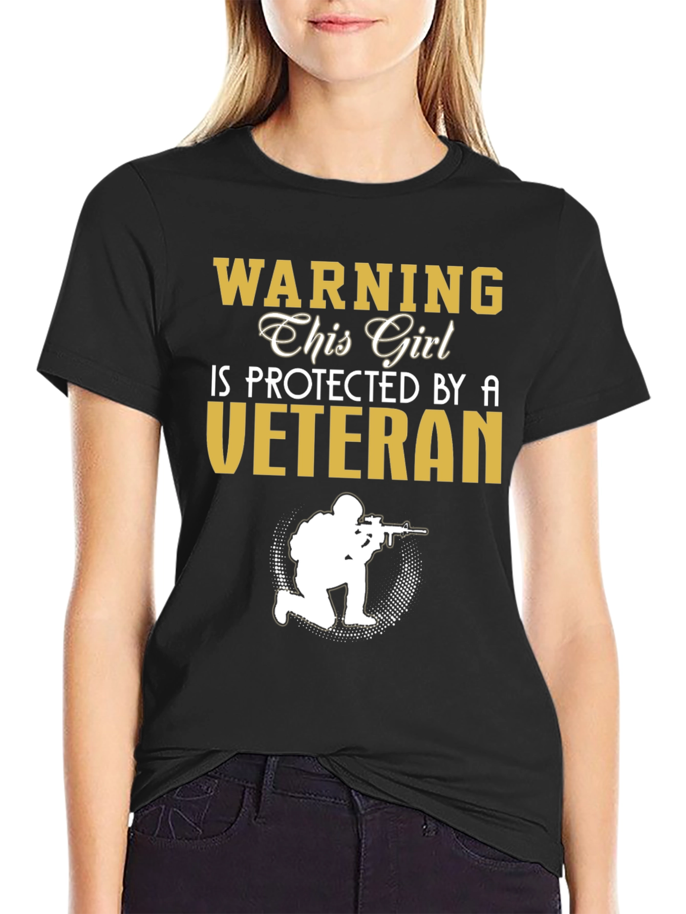 Protected by a Veteran Graphic Tee