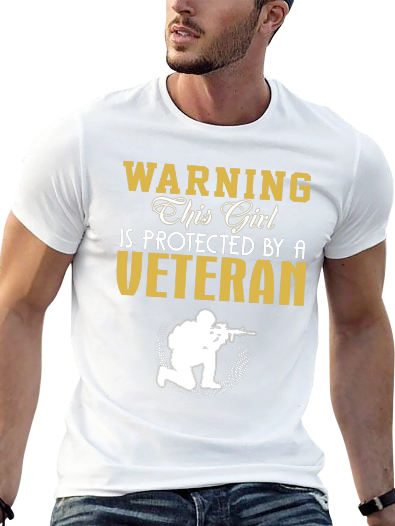 Protected by a Veteran Graphic Tee