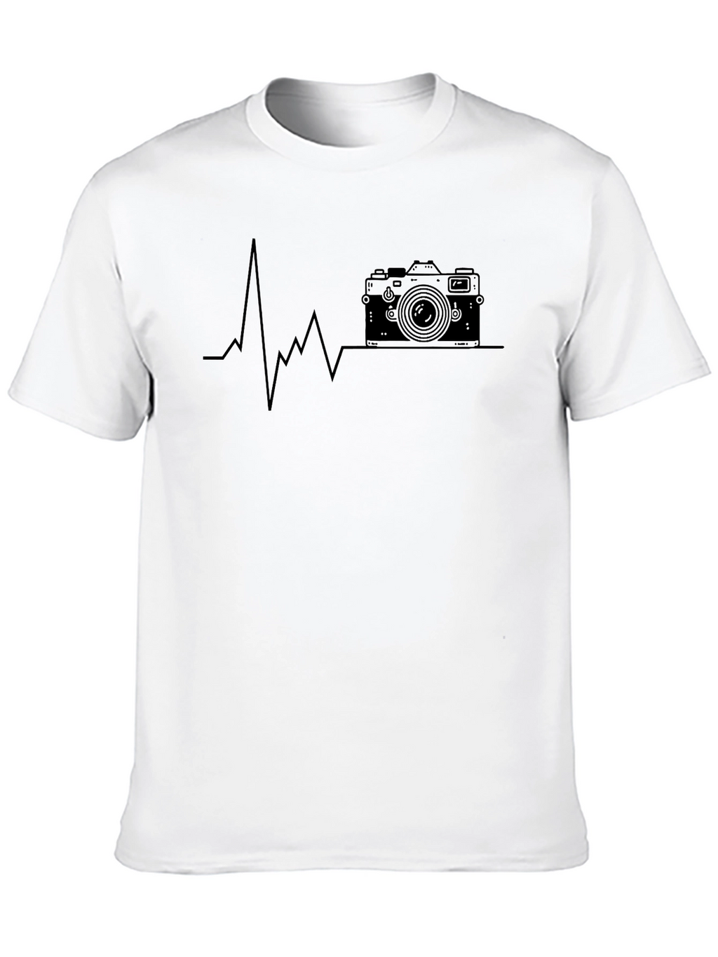 Camera Heartbeat Graphic Tee - Photographers Passion