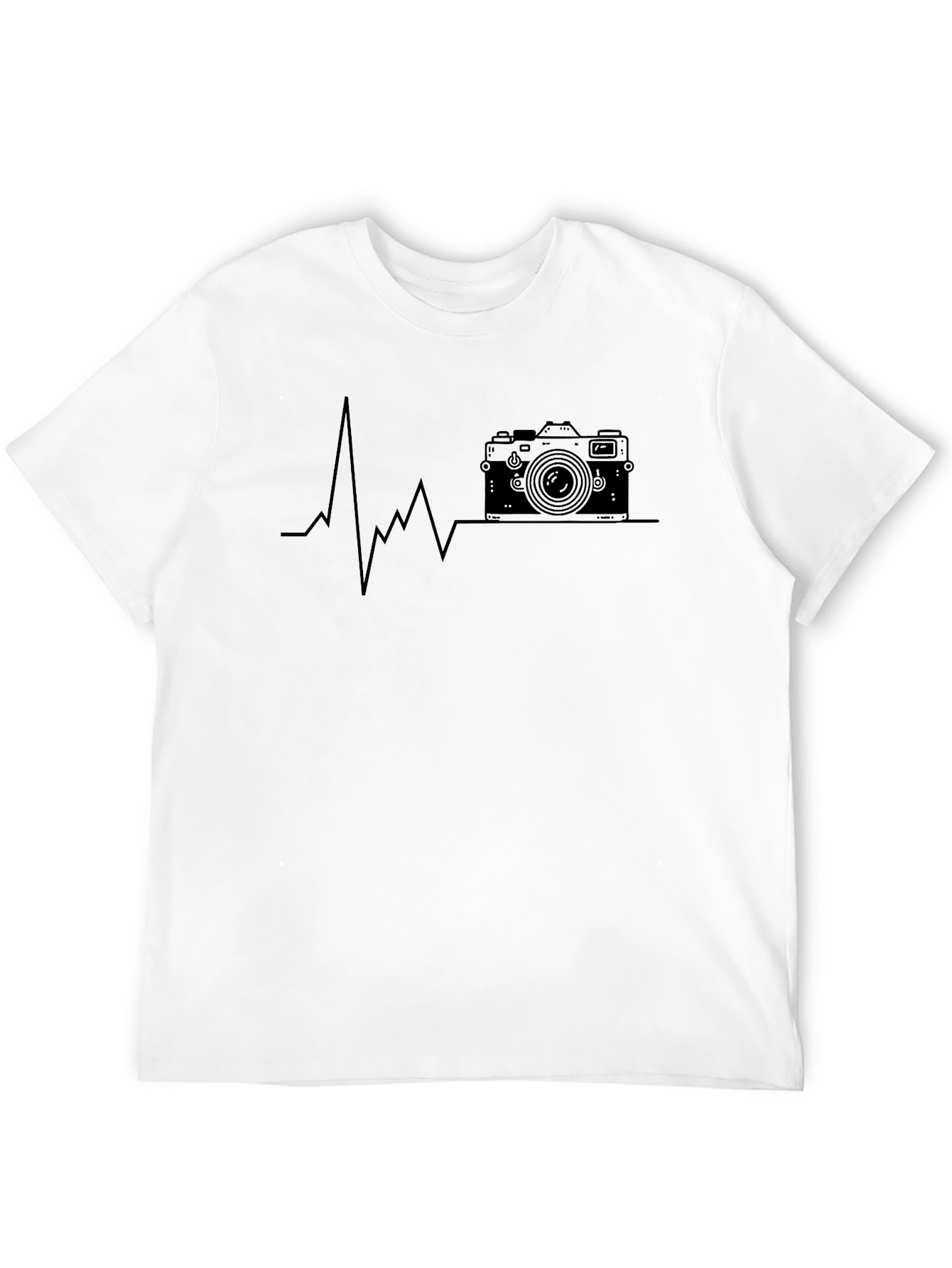 Camera Heartbeat Graphic Tee - Photographers Passion
