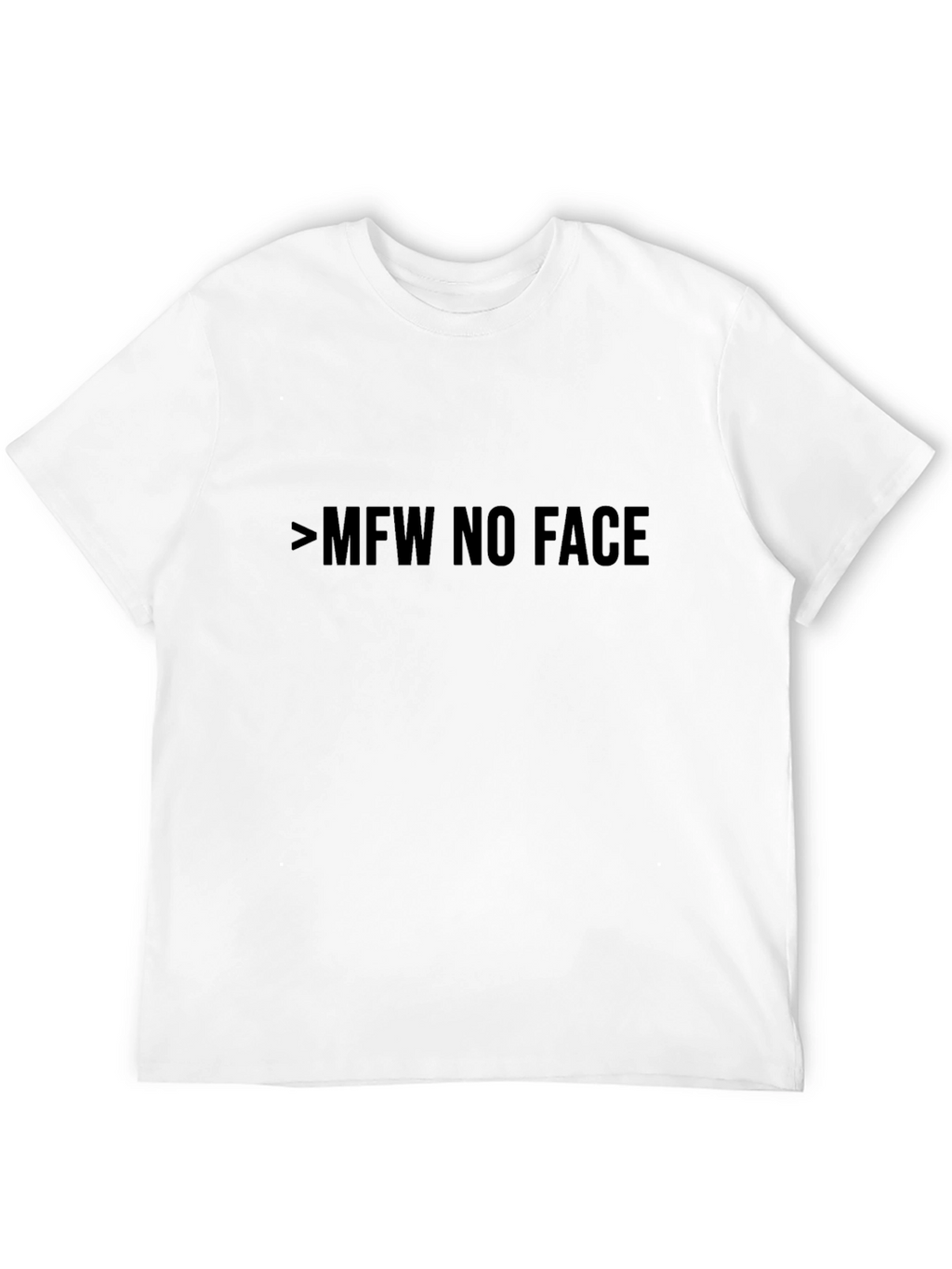 Mens MFW NO FACE Graphic Tee