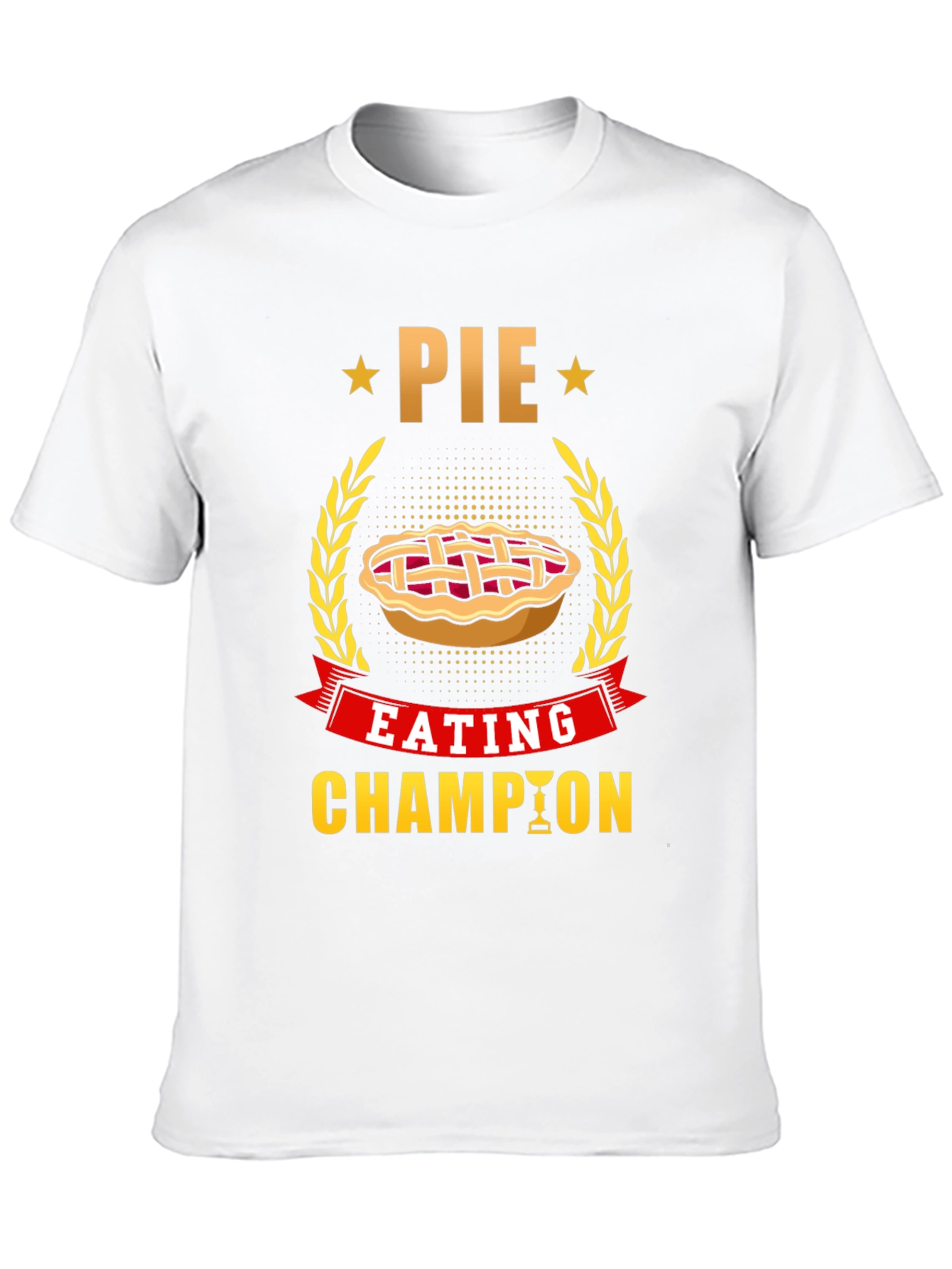 Pie Eating Champion T-Shirt - Fun Foodie Tee