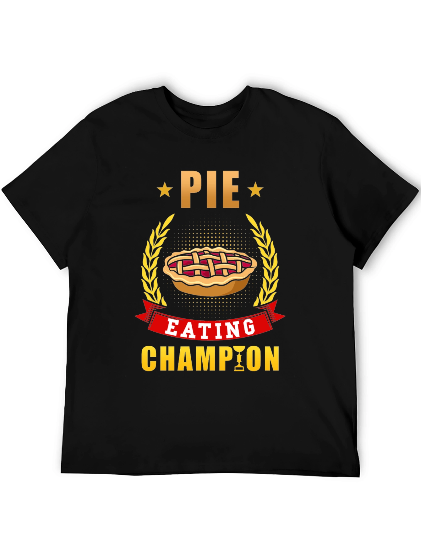 Pie Eating Champion T-Shirt - Fun Foodie Tee