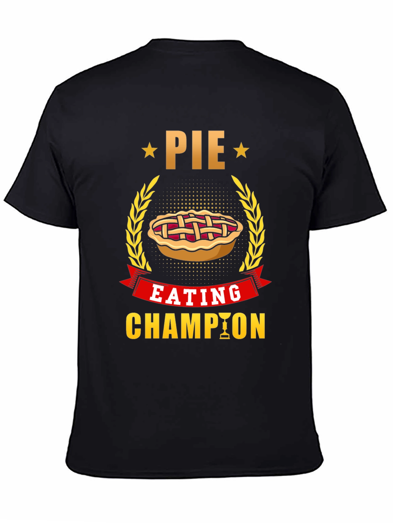 Pie Eating Champion T-Shirt - Fun Foodie Tee