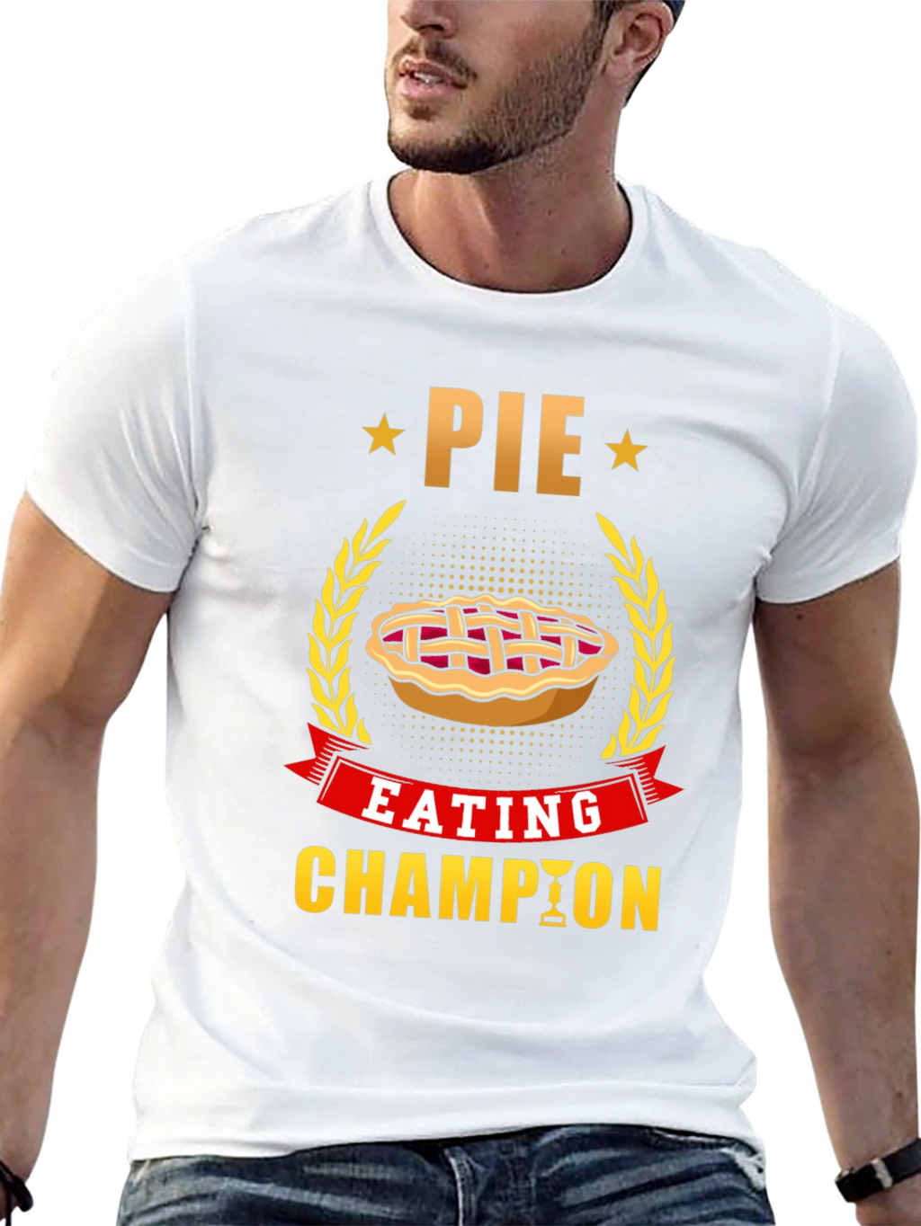 Pie Eating Champion T-Shirt - Fun Foodie Tee