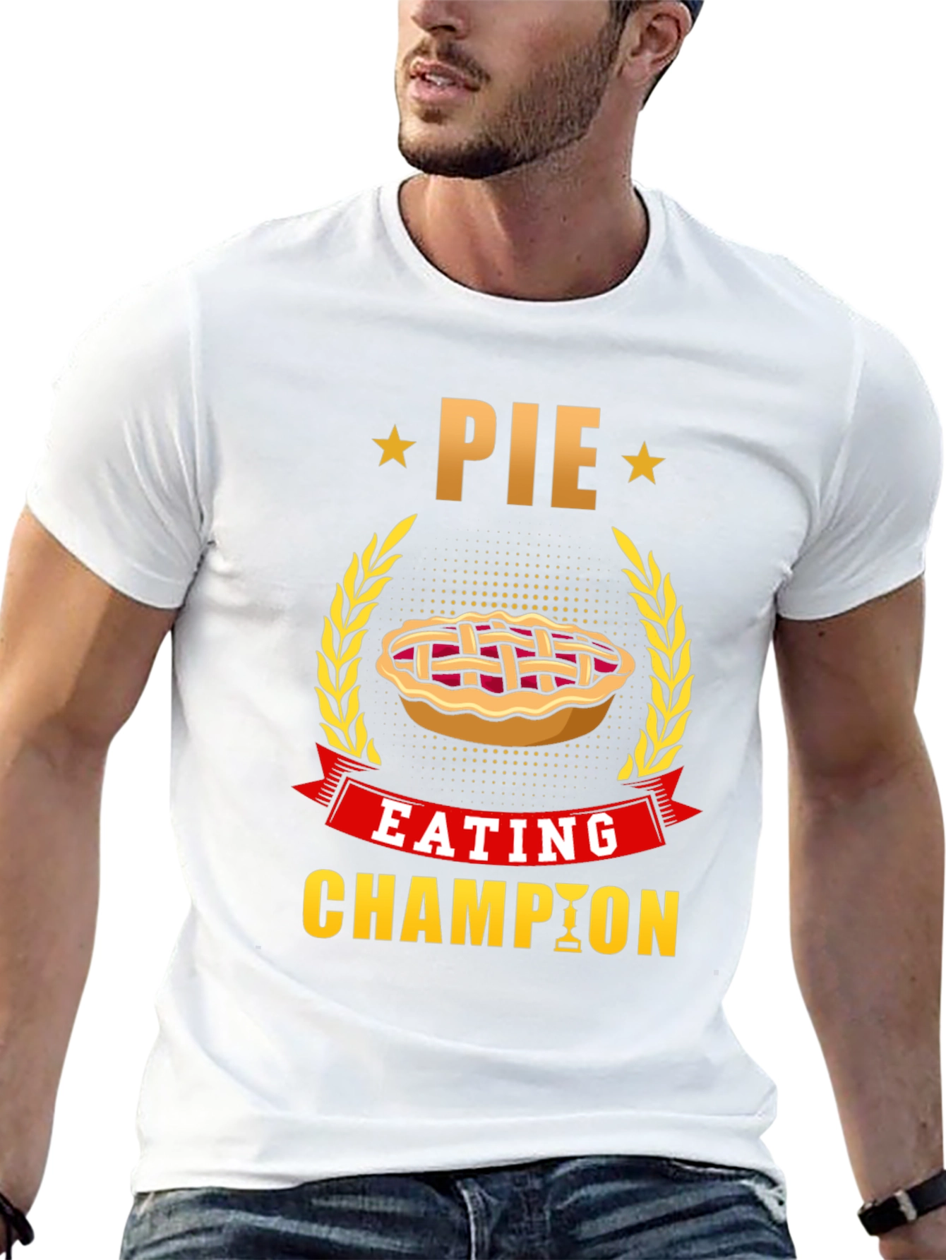 Pie Eating Champion T-Shirt - Fun Foodie Tee