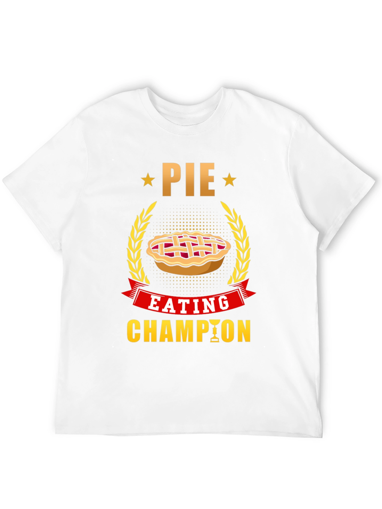 Pie Eating Champion T-Shirt - Fun Foodie Tee