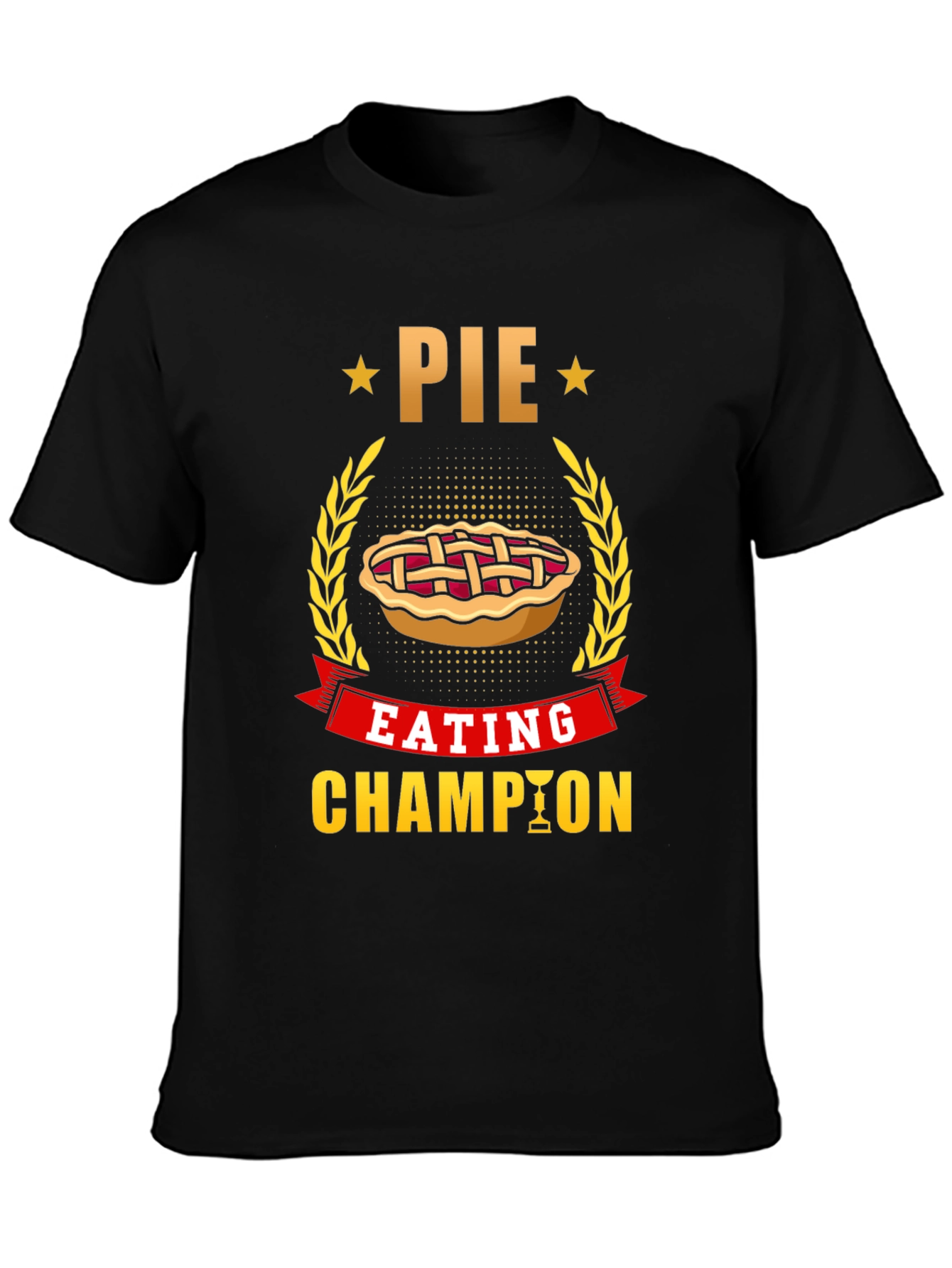 Pie Eating Champion T-Shirt - Fun Foodie Tee