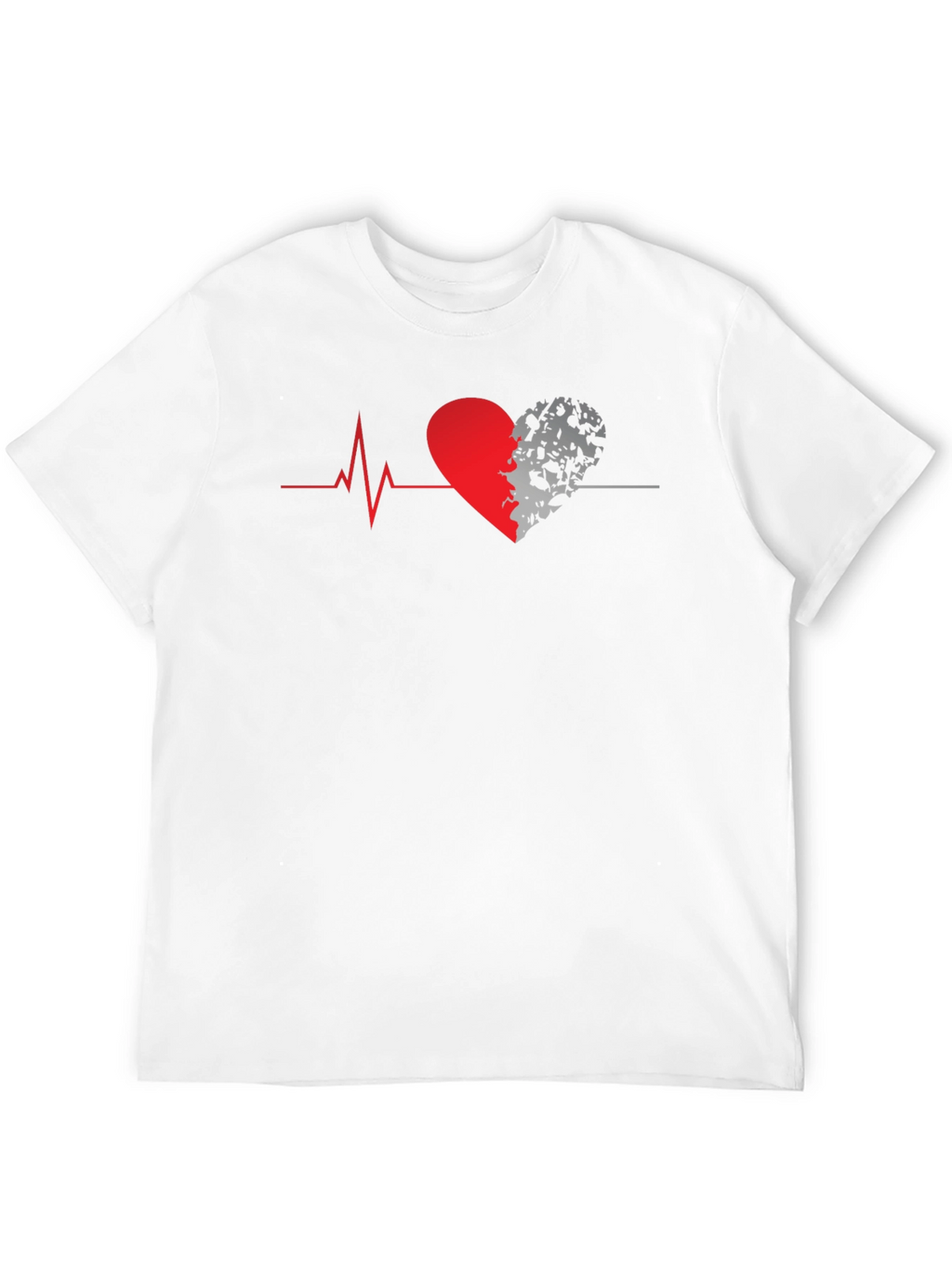 Heartbeat Heart Graphic T-Shirt