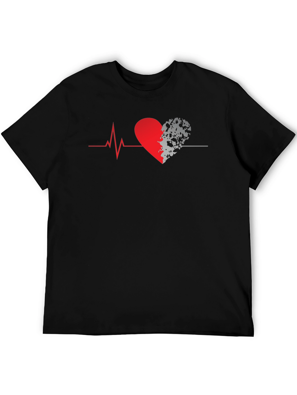 Heartbeat Heart Graphic T-Shirt