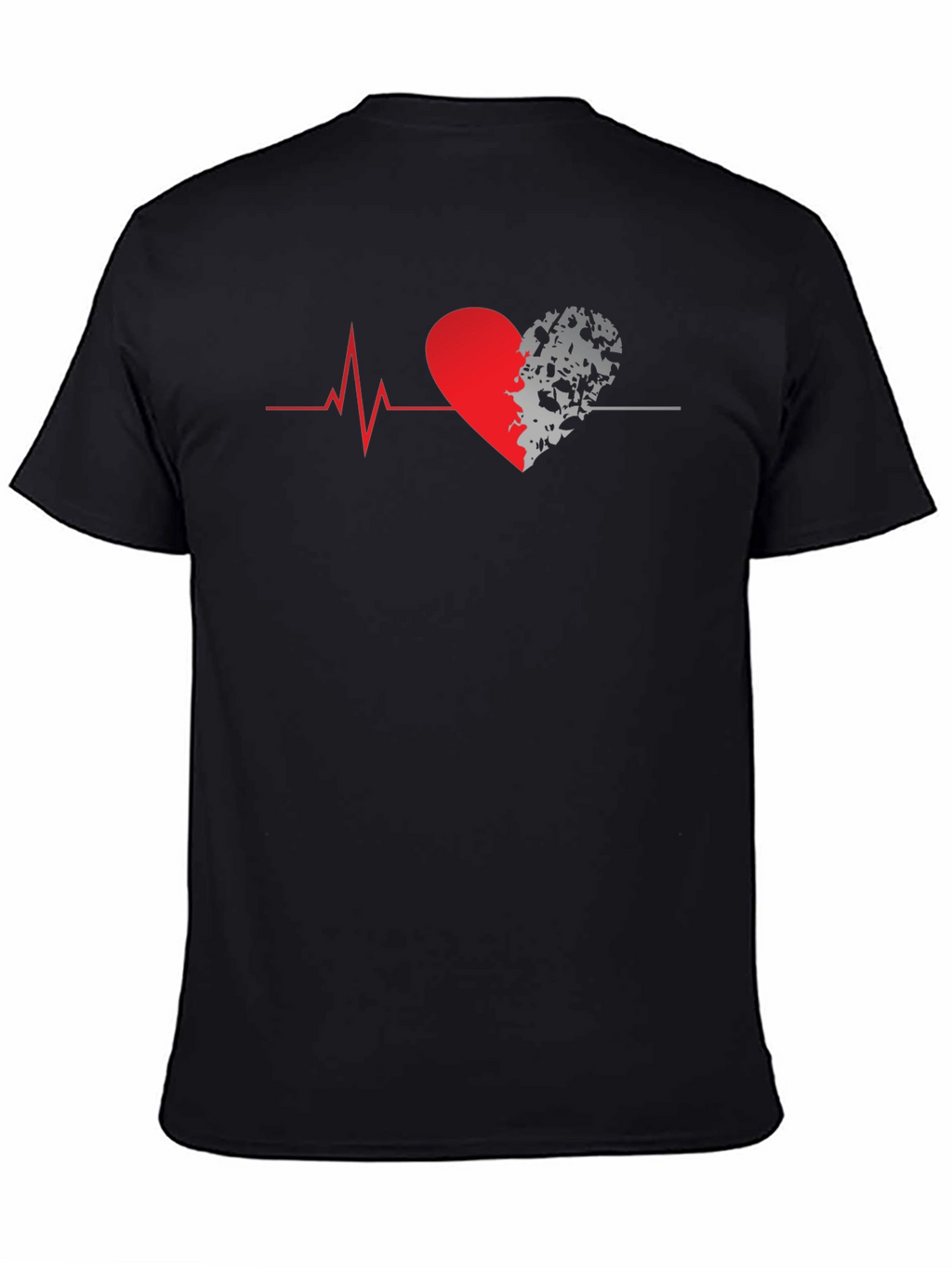 Heartbeat Heart Graphic T-Shirt