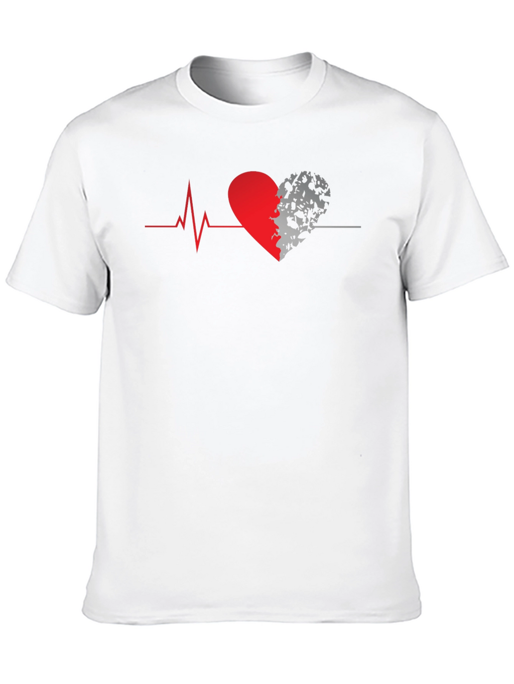Heartbeat Heart Graphic T-Shirt