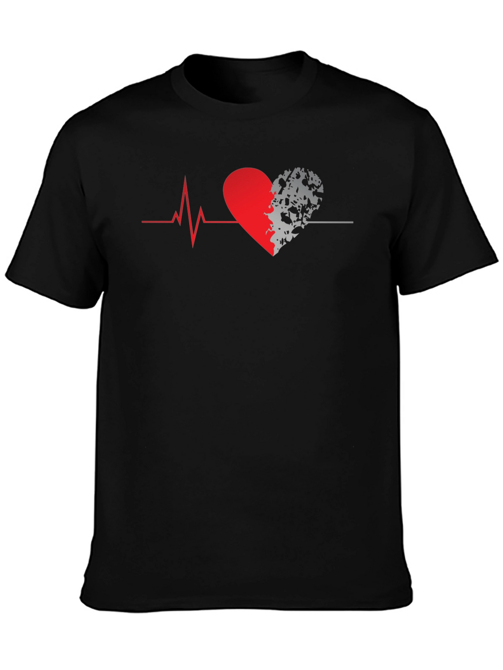 Heartbeat Heart Graphic T-Shirt