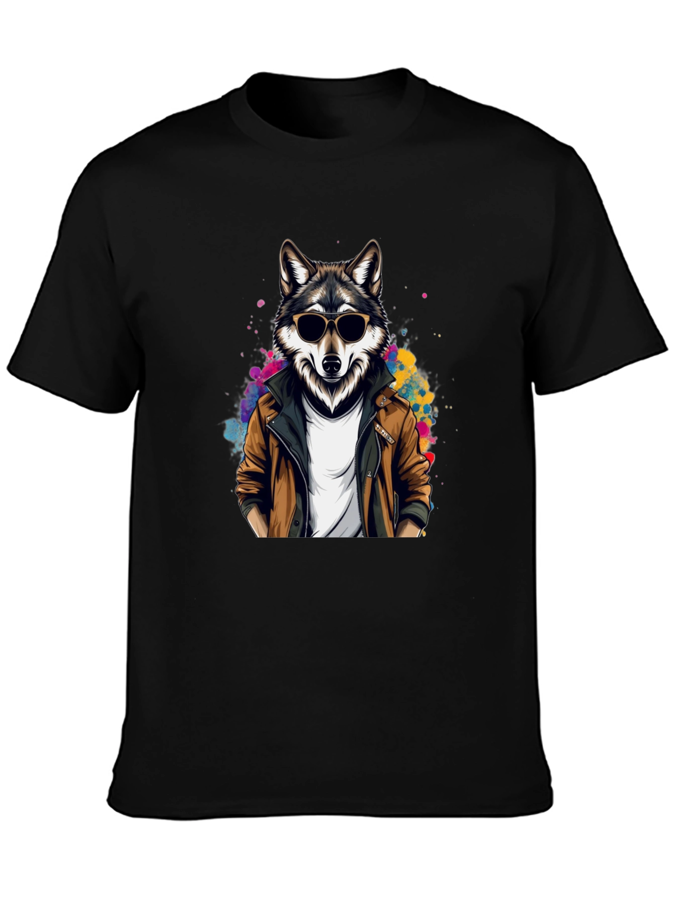 Cool Wolf Graphic T-Shirt