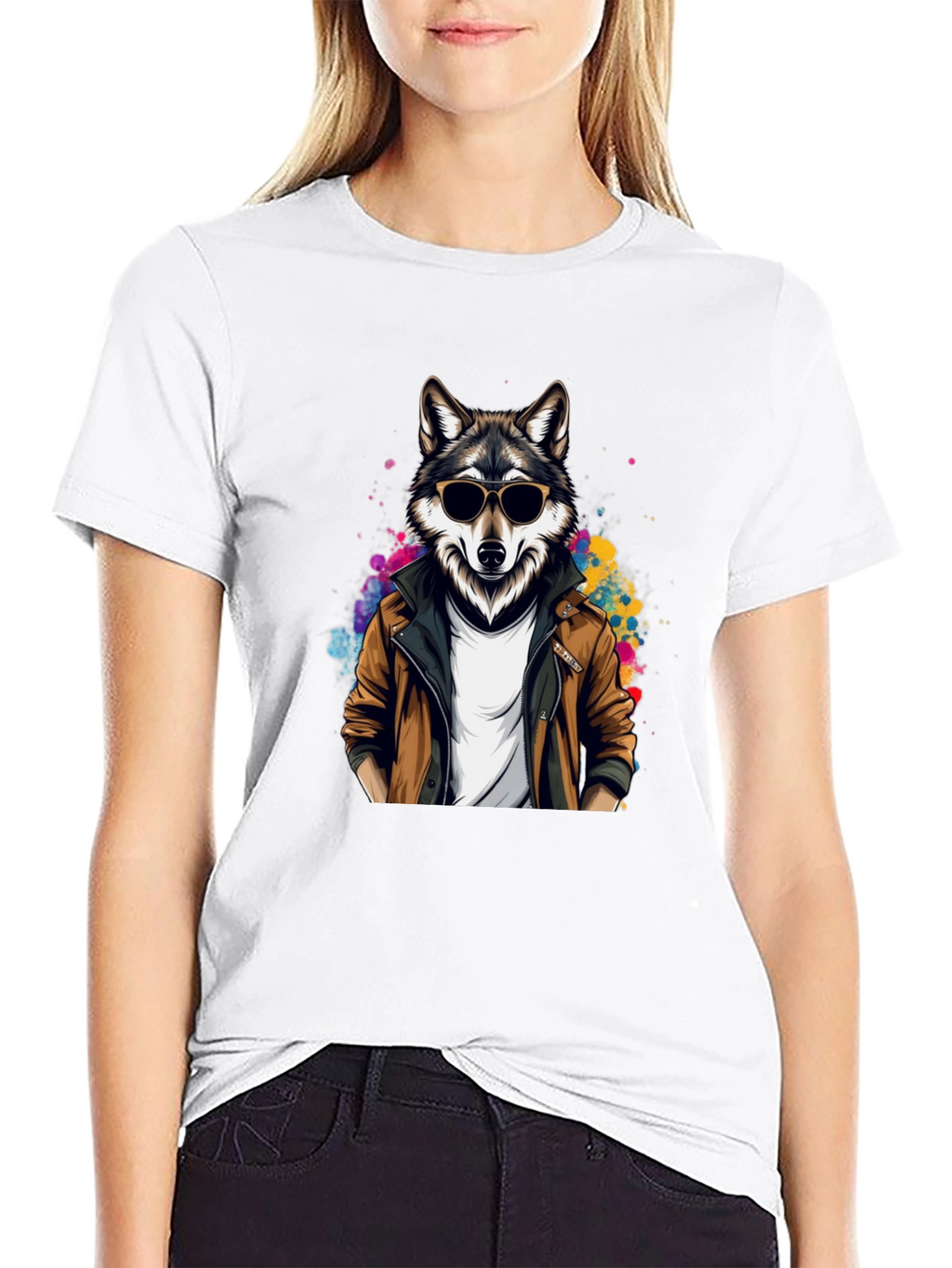 Cool Wolf Graphic T-Shirt