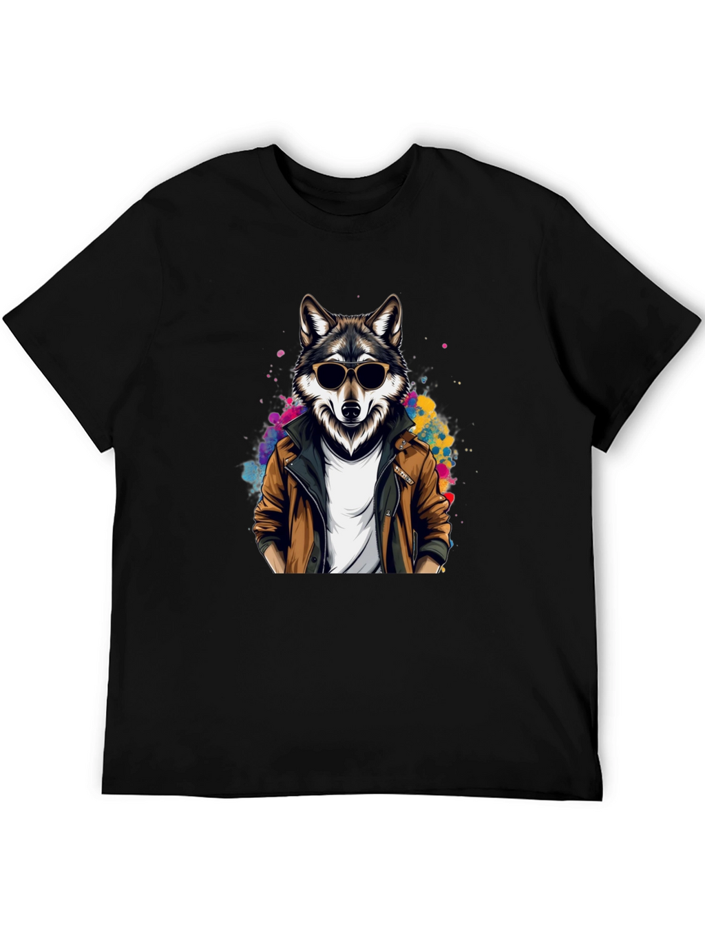 Cool Wolf Graphic T-Shirt