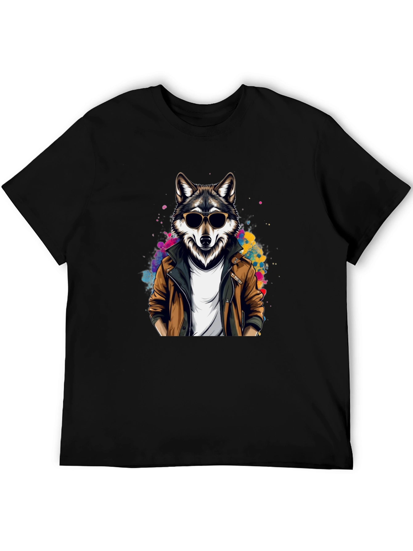 Cool Wolf Graphic T-Shirt