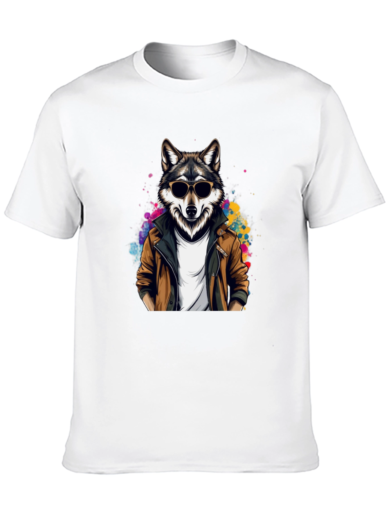 Cool Wolf Graphic T-Shirt