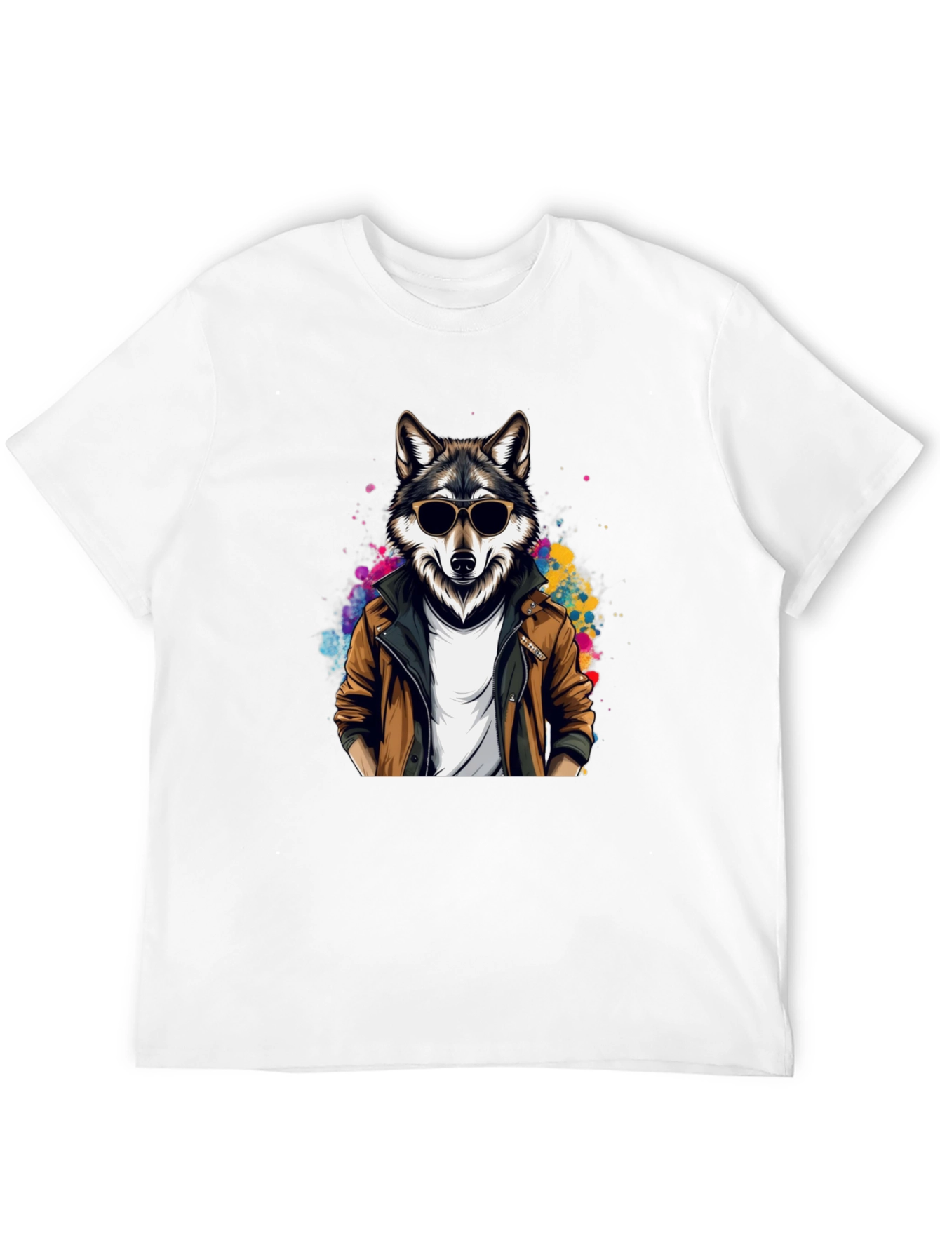 Cool Wolf Graphic T-Shirt