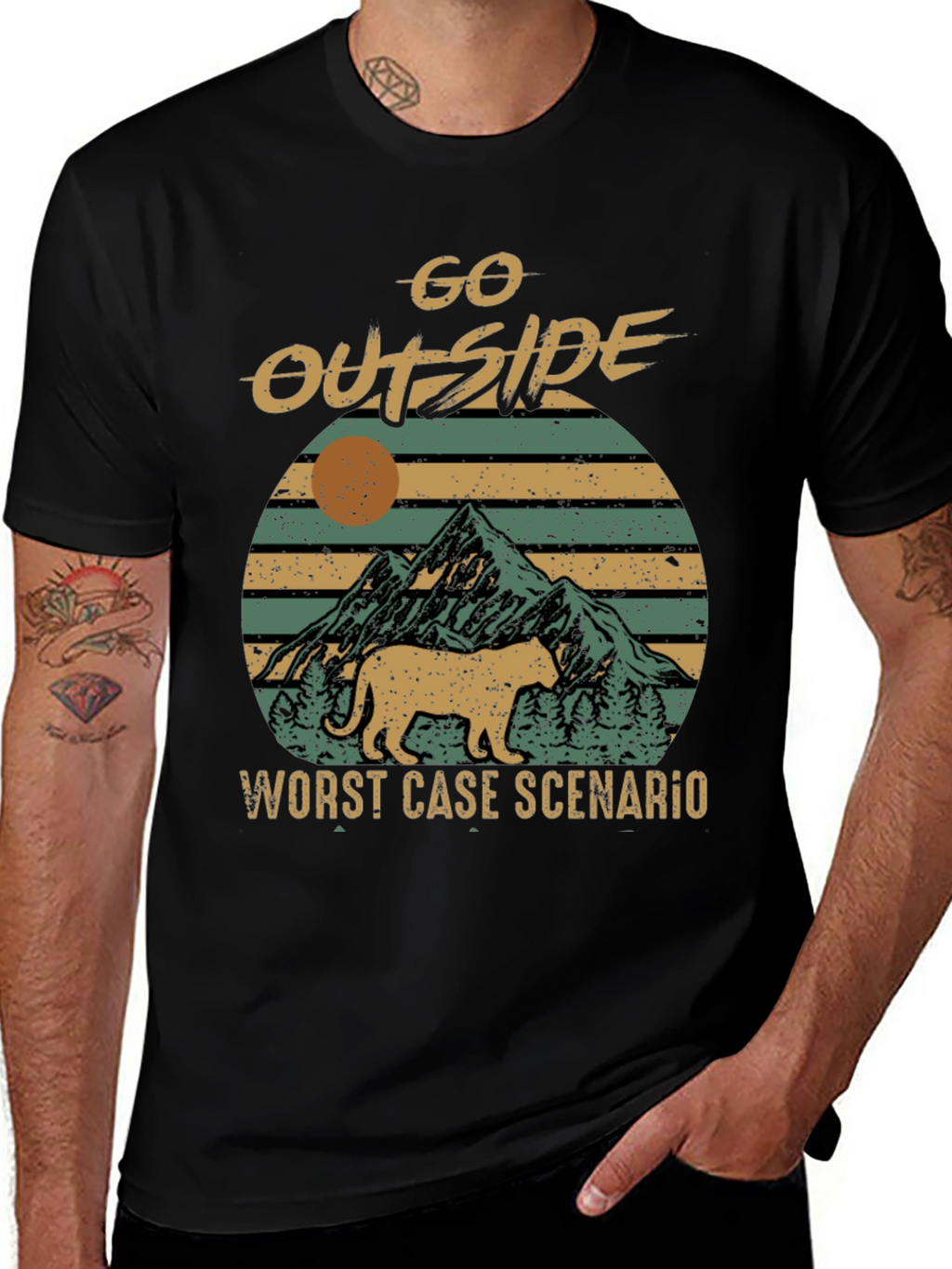 Go Outside Worst Case T-Shirt