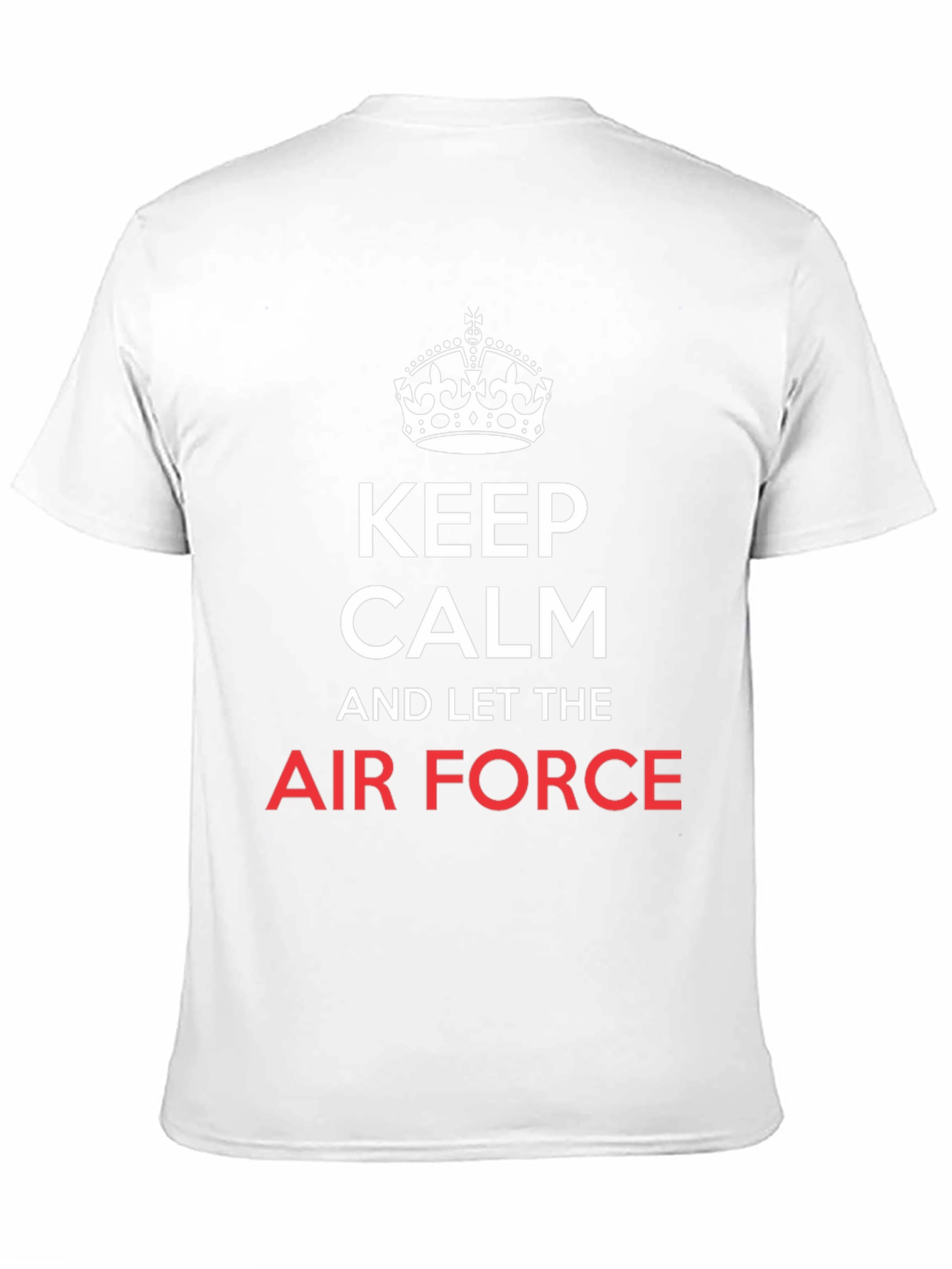 Keep Calm Air Force Black T-Shirt