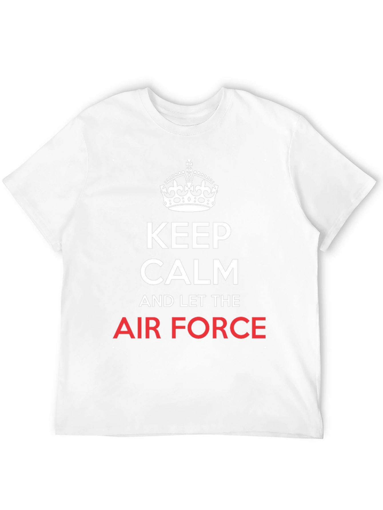 Keep Calm Air Force Black T-Shirt