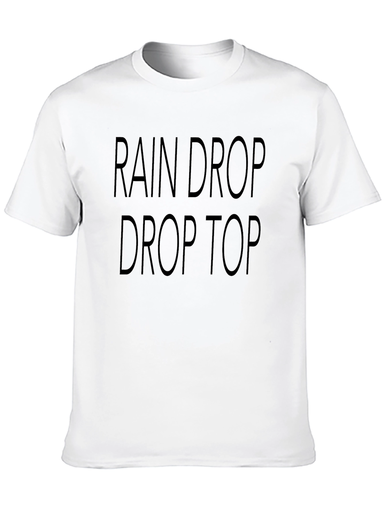 Rain Drop Drop Top T-Shirt - Trendy Graphic Tee