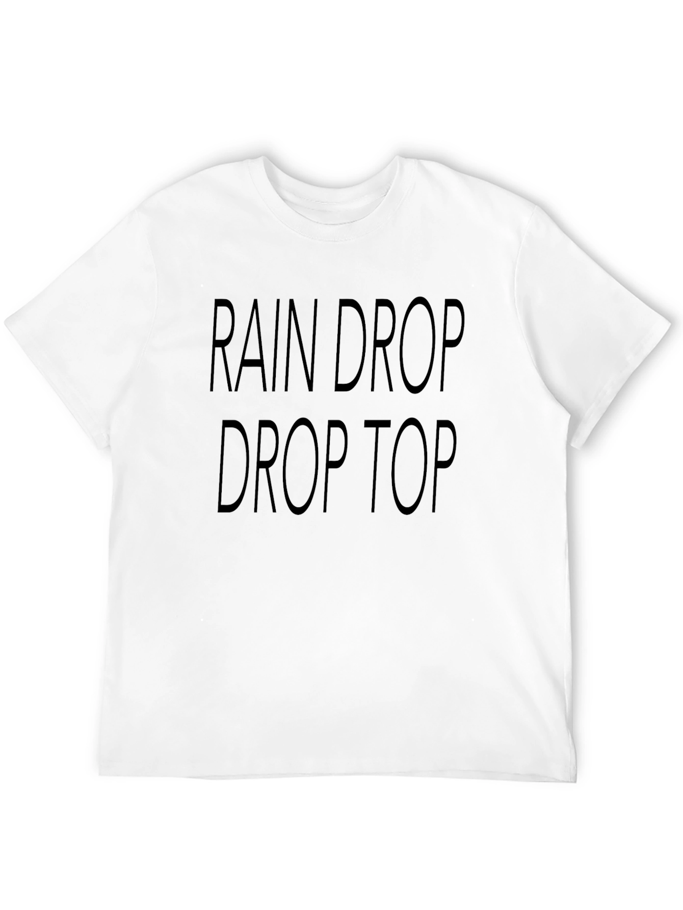 Rain Drop Drop Top T-Shirt - Trendy Graphic Tee