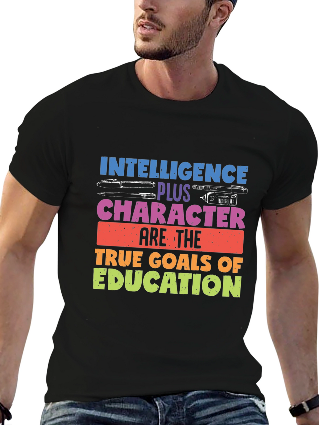 Intelligence Plus Character Education Graphic Tee