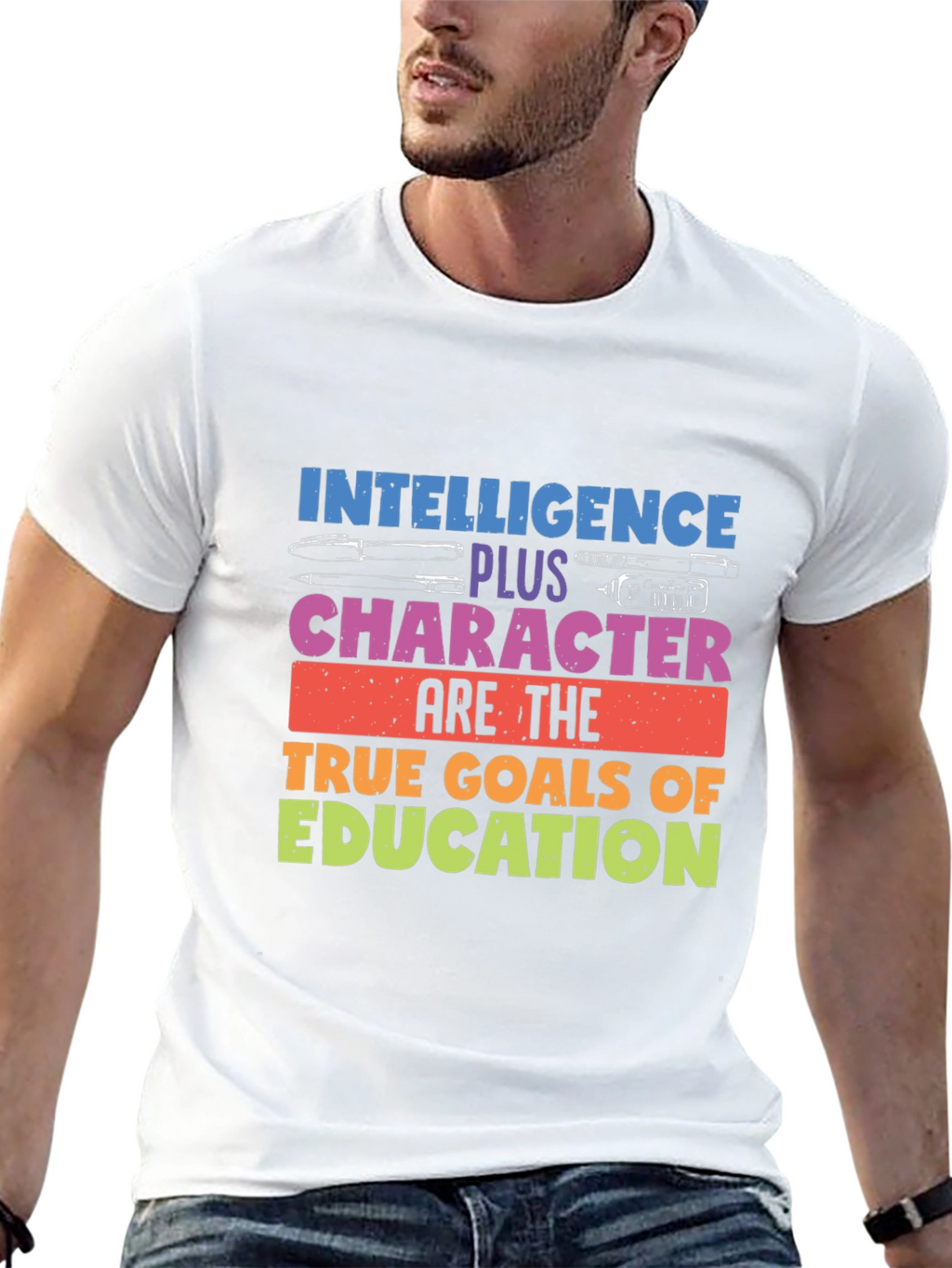 Intelligence Plus Character Education Graphic Tee