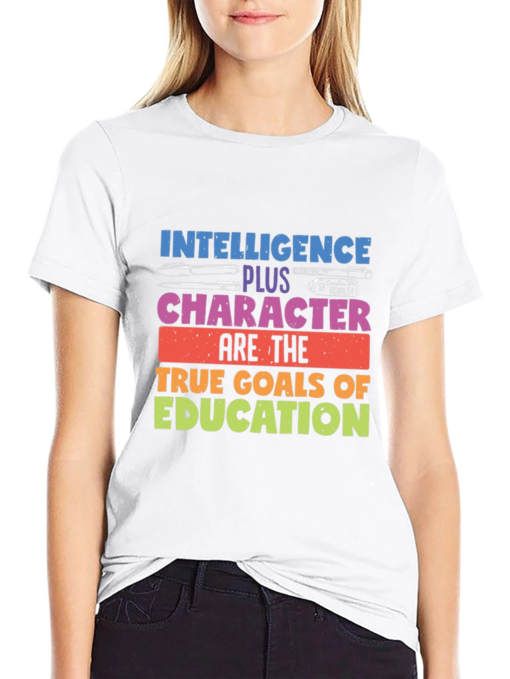 Intelligence Plus Character Education Graphic Tee