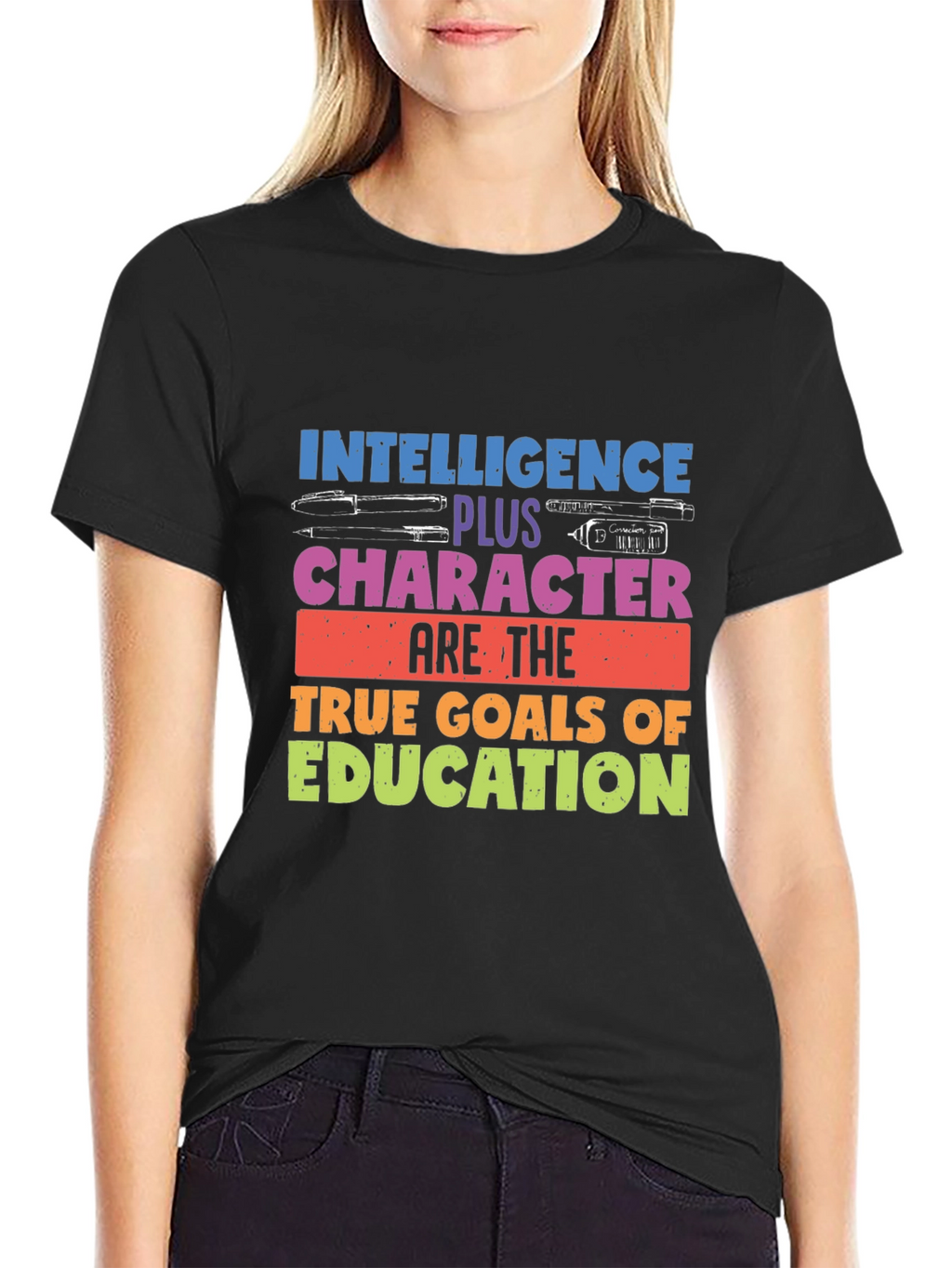 Intelligence Plus Character Education Graphic Tee